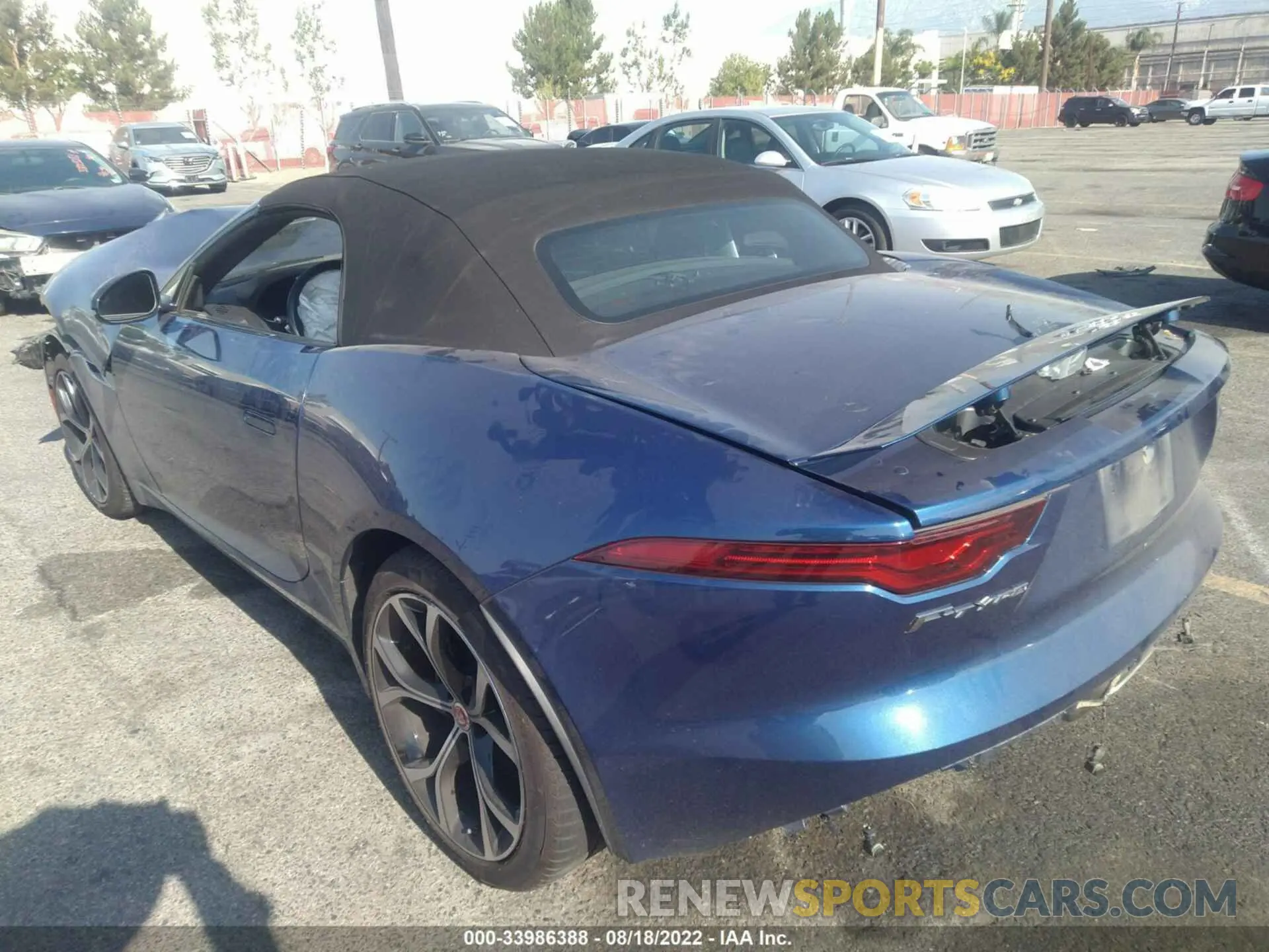 3 fotografías del automóvil dañado SAJDD5GX4MCK73891 JAGUAR F-TYPE 2021