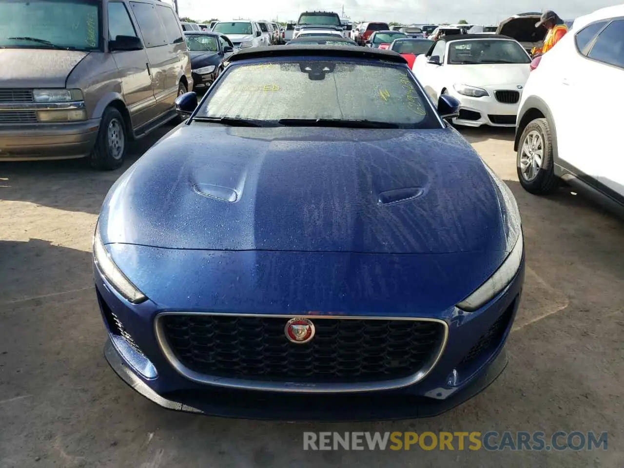 9 fotografías del automóvil dañado SAJDD5GX5MCK75150 JAGUAR F-TYPE 2021