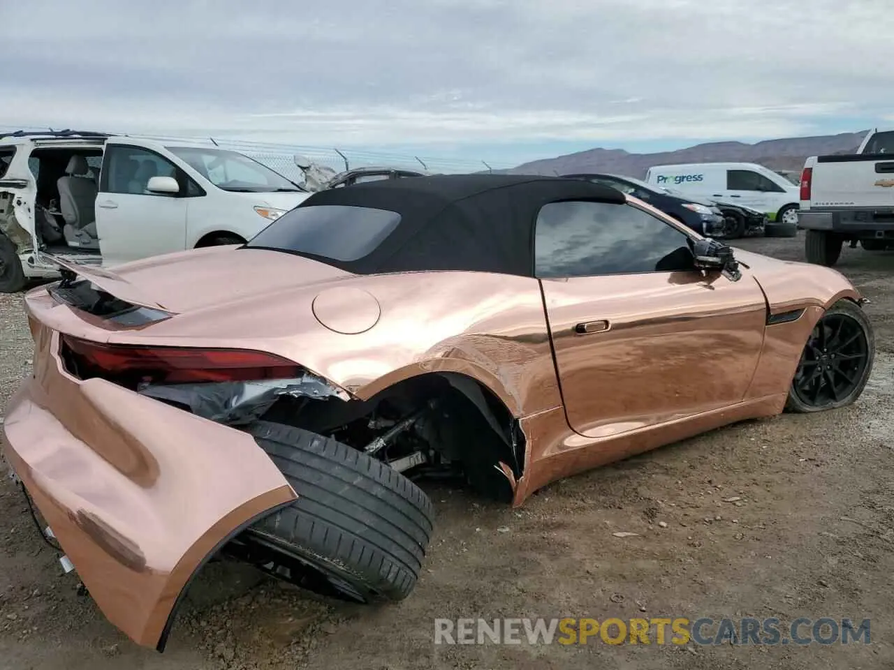 3 fotografías del automóvil dañado SAJDD5GX7MCK73352 JAGUAR F-TYPE 2021