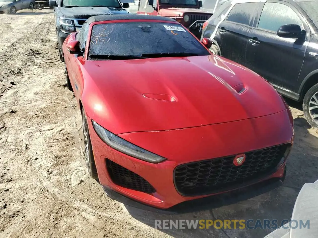 5 fotografías del automóvil dañado SAJDD5GX8MCK74977 JAGUAR F-TYPE 2021