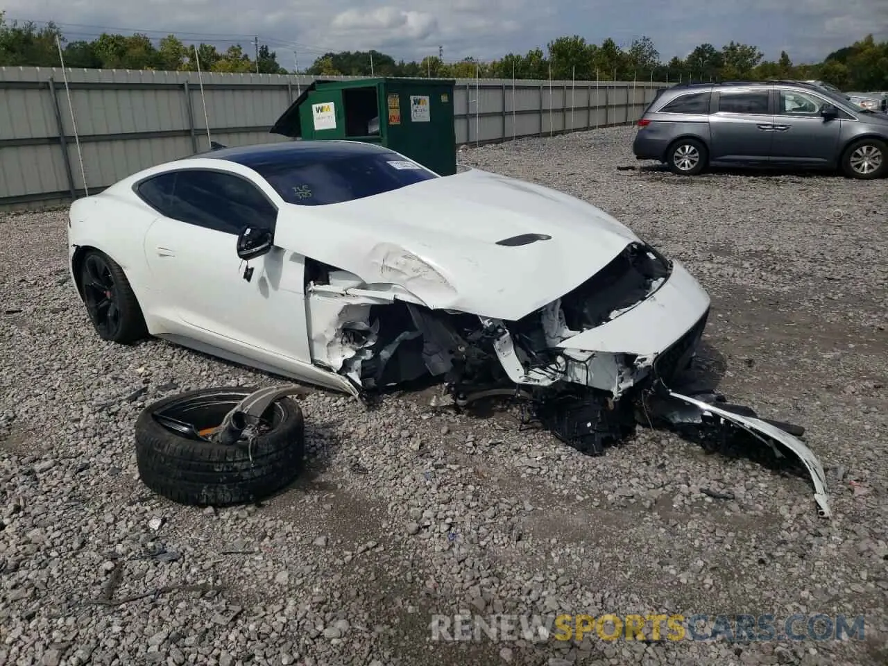 4 fotografías del automóvil dañado SAJDF1GX3MCK72752 JAGUAR F-TYPE 2021