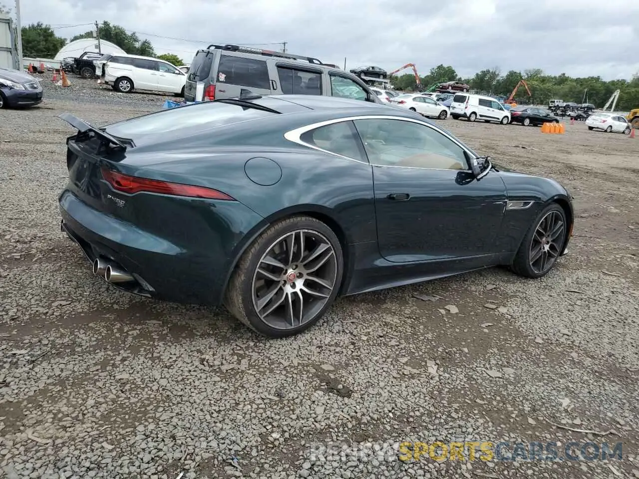 3 fotografías del automóvil dañado SAJD81EE9NCK77449 JAGUAR F-TYPE 2022