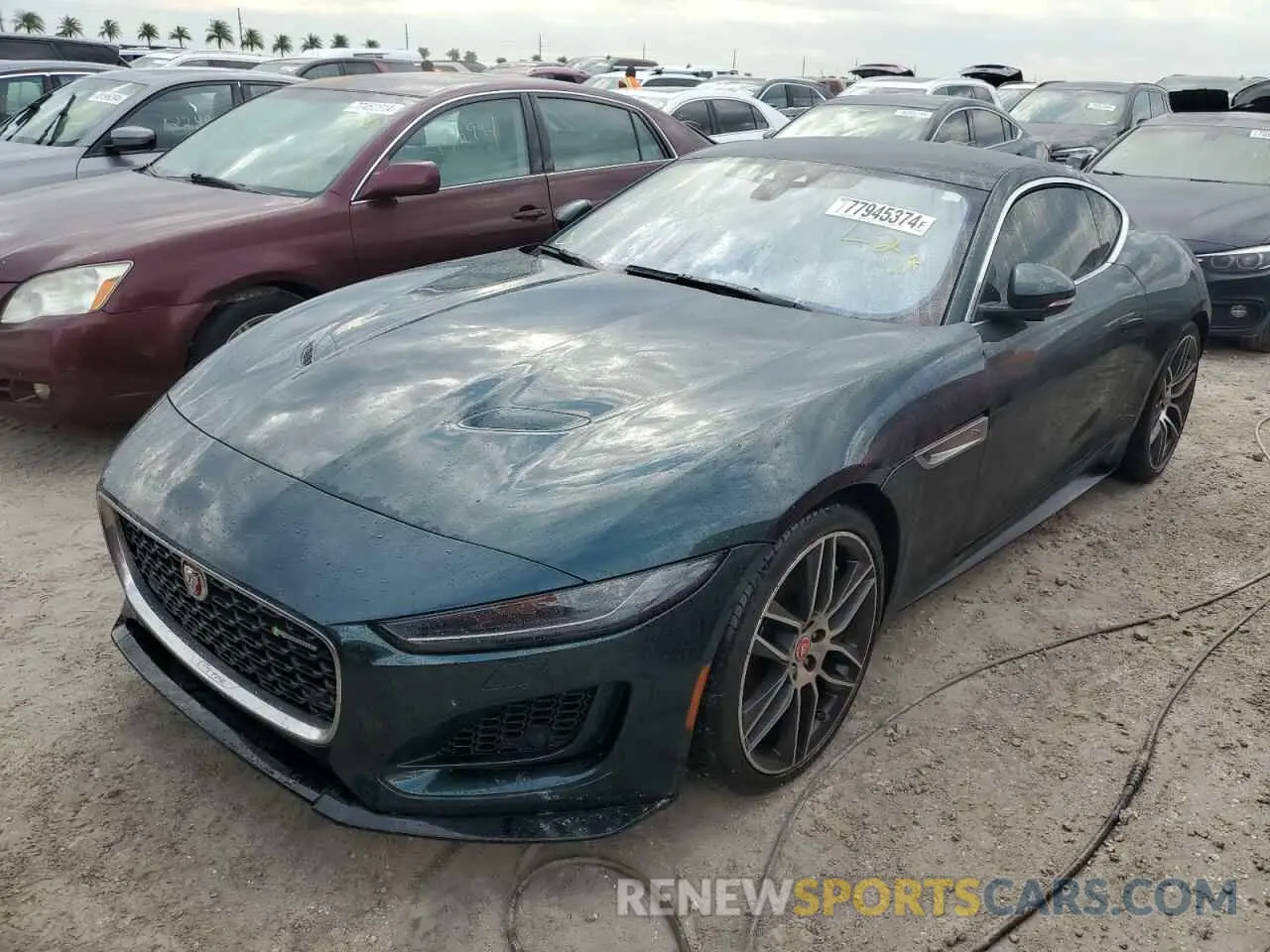 1 fotografías del automóvil dañado SAJD81EE9NCK79315 JAGUAR F-TYPE 2022