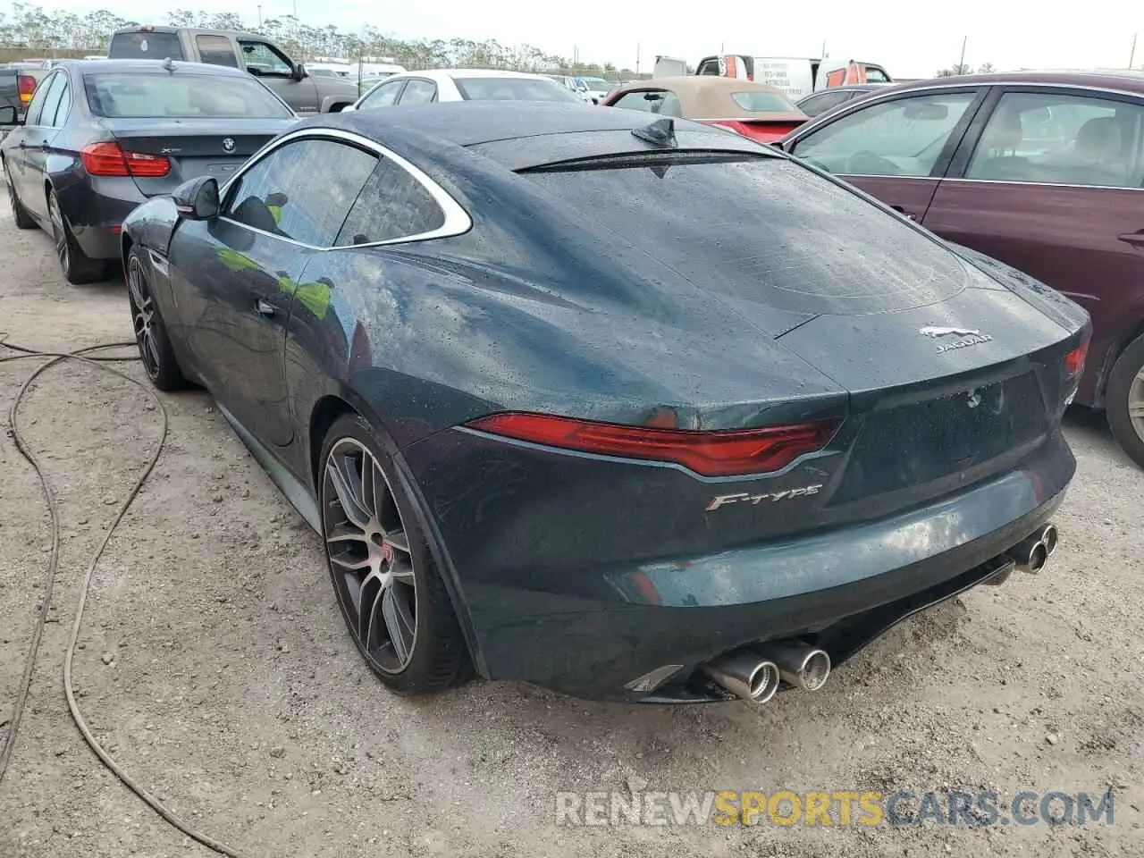 2 fotografías del automóvil dañado SAJD81EE9NCK79315 JAGUAR F-TYPE 2022