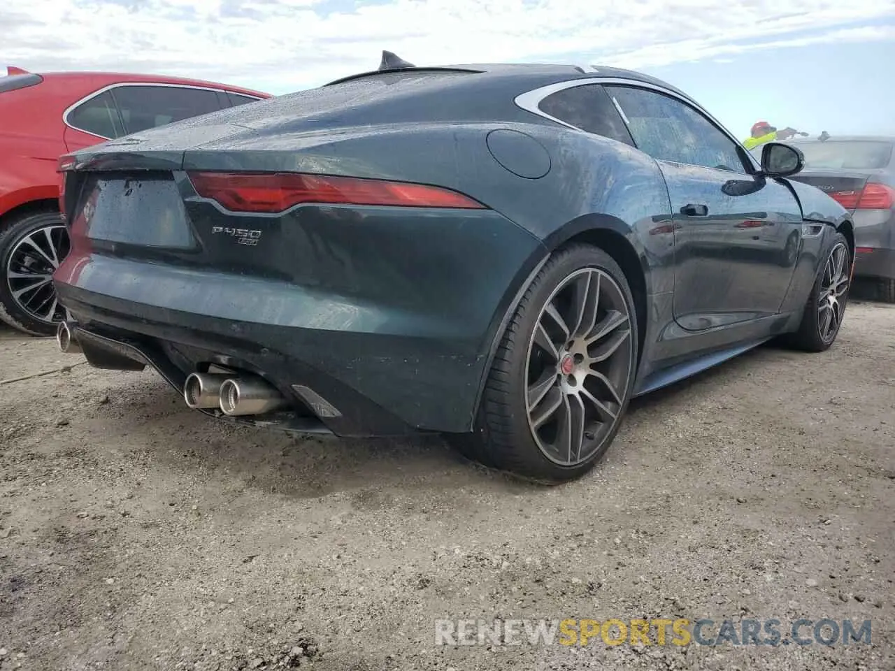 3 fotografías del automóvil dañado SAJD81EE9NCK79315 JAGUAR F-TYPE 2022
