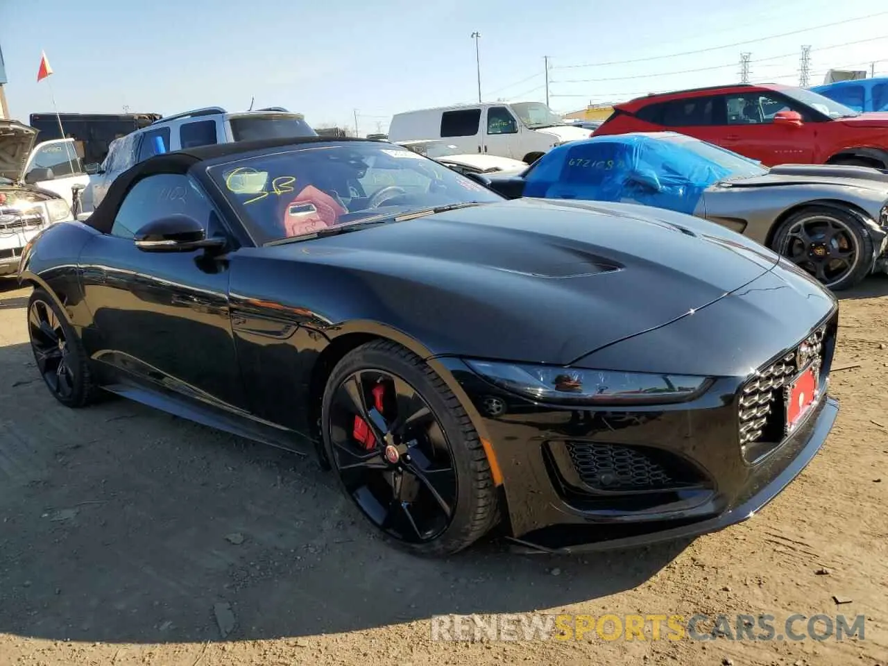 1 fotografías del automóvil dañado SAJD85EE9NCK77636 JAGUAR F-TYPE 2022