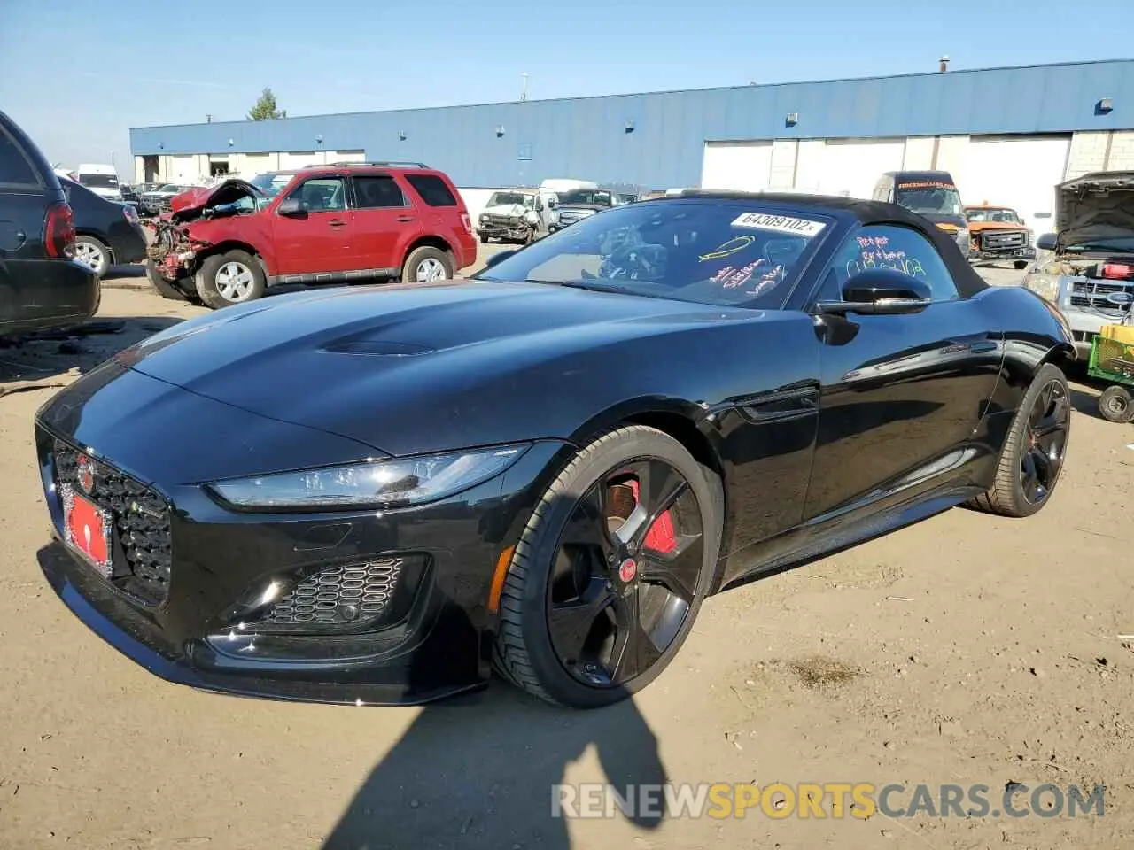2 fotografías del automóvil dañado SAJD85EE9NCK77636 JAGUAR F-TYPE 2022