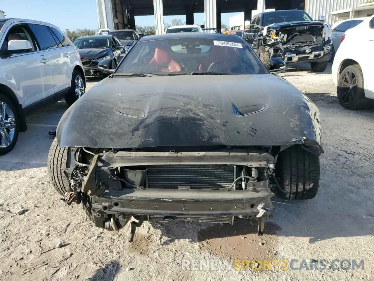 5 fotografías del automóvil dañado SAJDD1EE8NCK78426 JAGUAR F-TYPE 2022