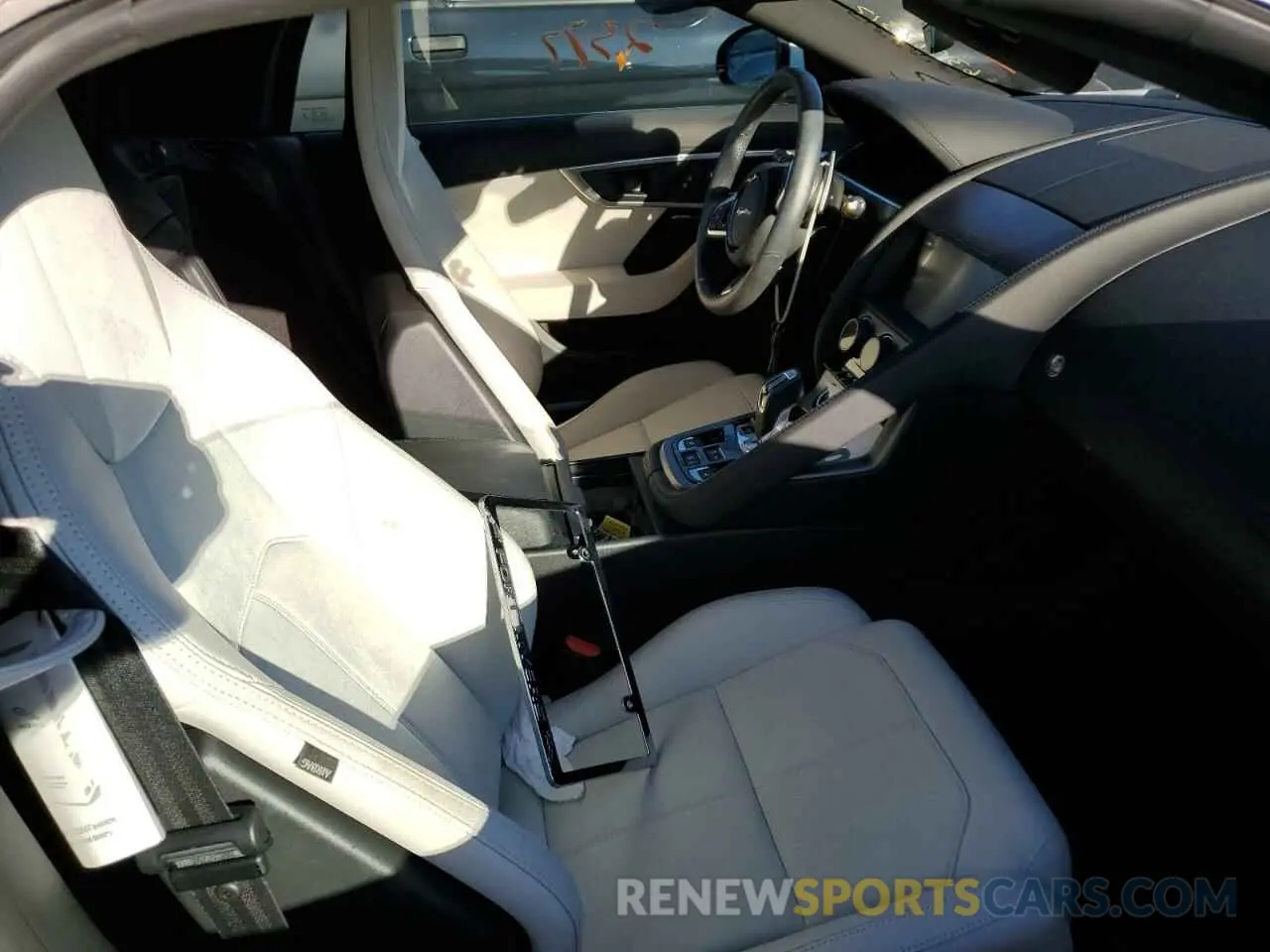 5 fotografías del automóvil dañado SAJDD5EE0NCK78542 JAGUAR F-TYPE 2022