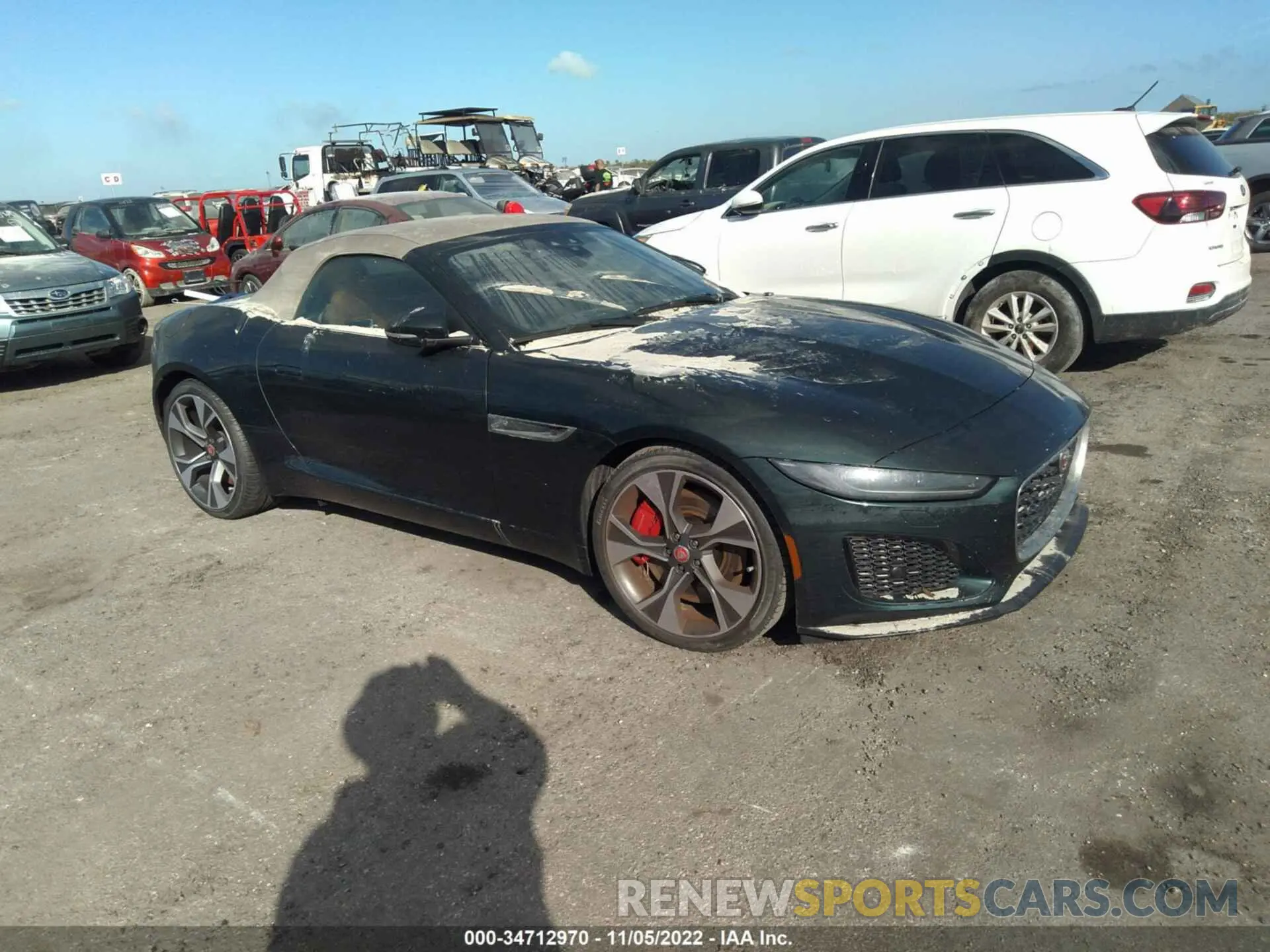 1 fotografías del automóvil dañado SAJDD5EE9NCK77907 JAGUAR F-TYPE 2022