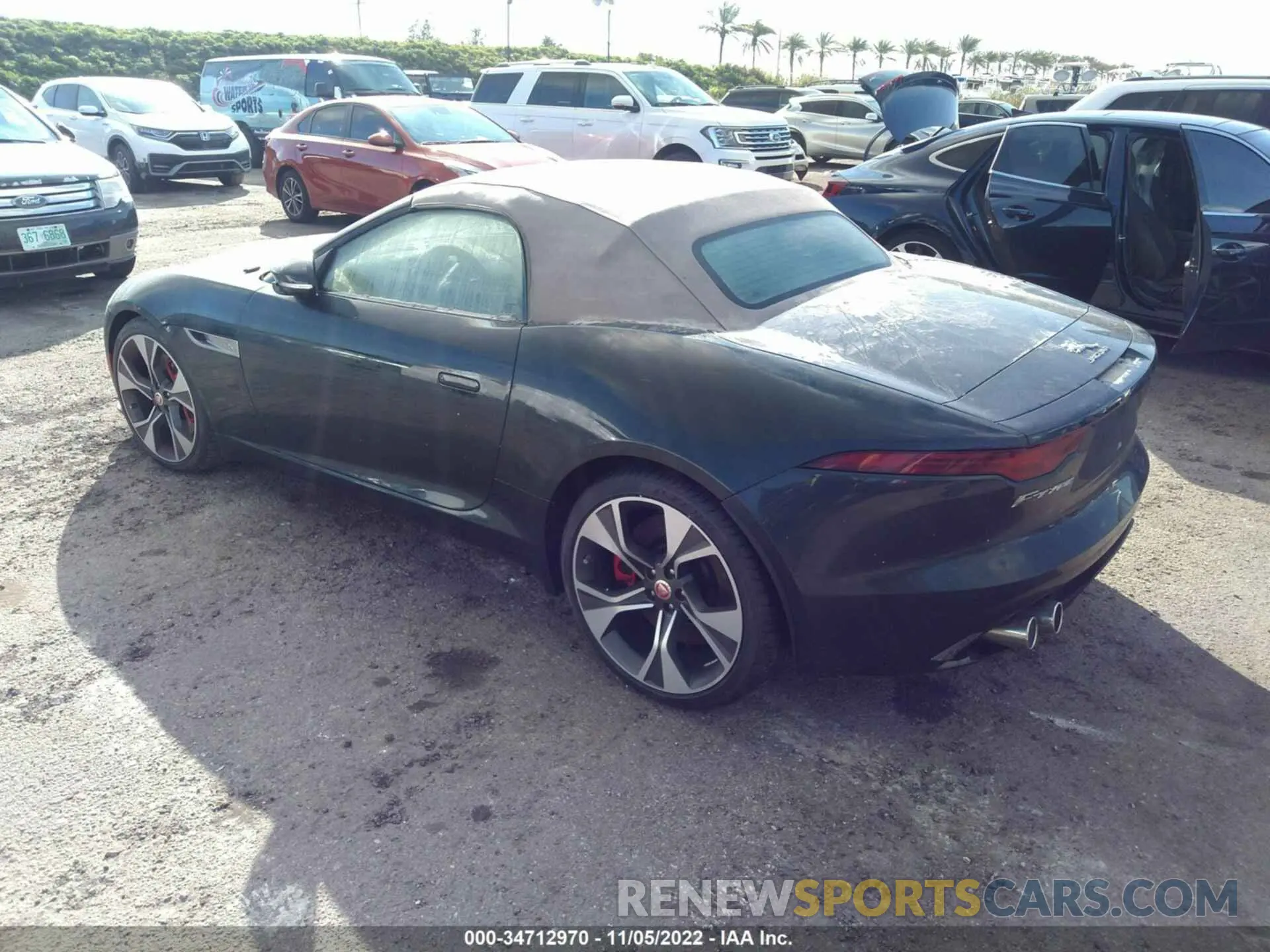 3 fotografías del automóvil dañado SAJDD5EE9NCK77907 JAGUAR F-TYPE 2022