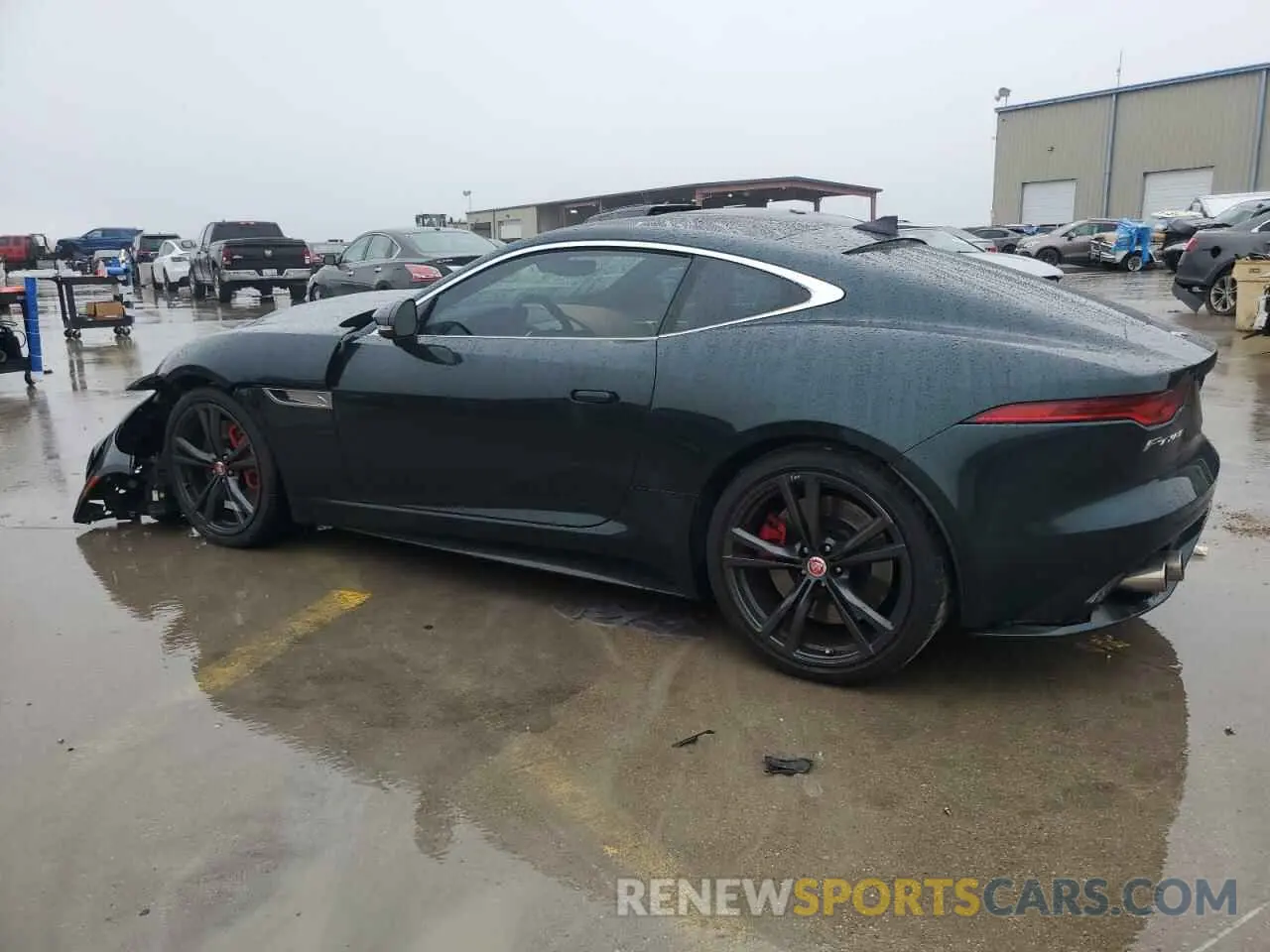 2 fotografías del automóvil dañado SAJD51FE2PCK80557 JAGUAR F-TYPE 2023
