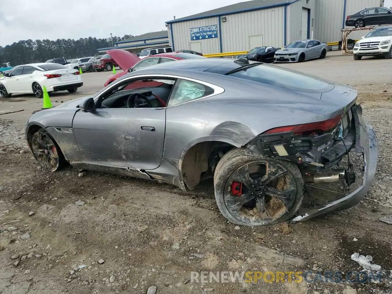 2 fotografías del automóvil dañado SAJDD1EE6PCK82963 JAGUAR F-TYPE 2023
