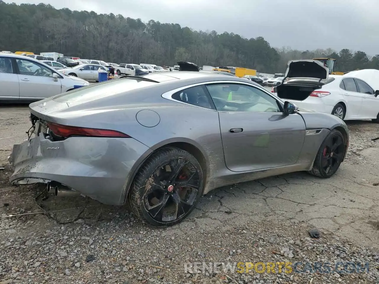3 fotografías del automóvil dañado SAJDD1EE6PCK82963 JAGUAR F-TYPE 2023
