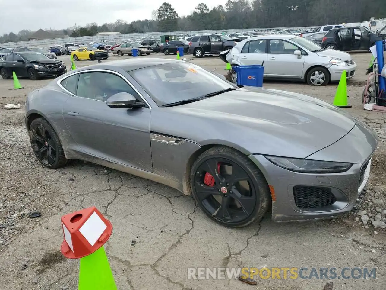 4 fotografías del automóvil dañado SAJDD1EE6PCK82963 JAGUAR F-TYPE 2023