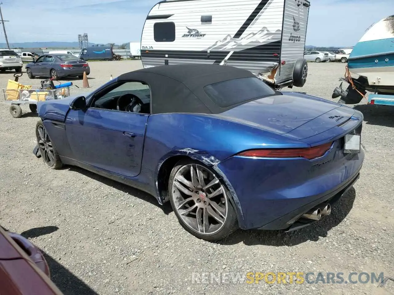 2 fotografías del automóvil dañado SAJDD5EE1PCK82697 JAGUAR F-TYPE 2023