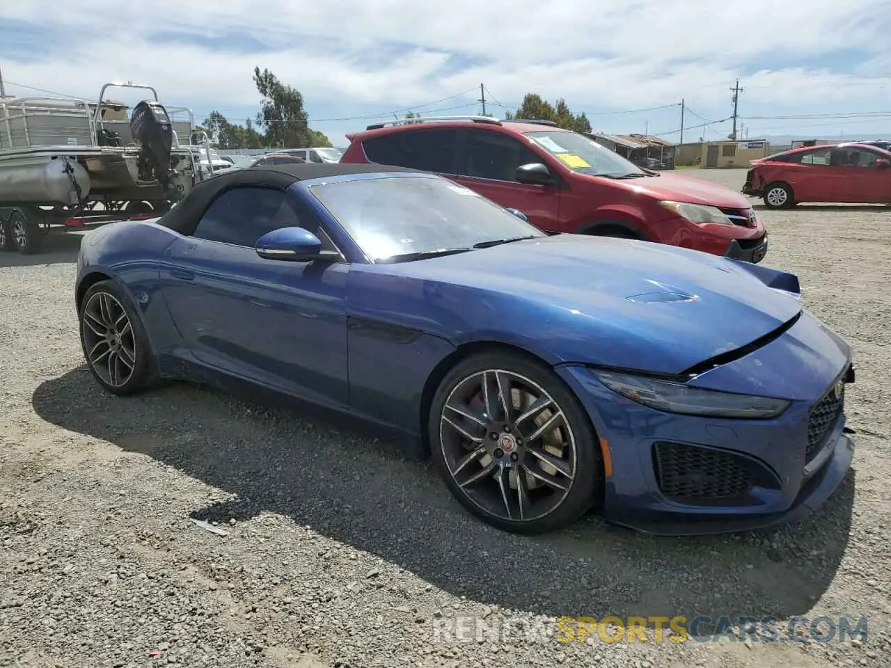 4 fotografías del automóvil dañado SAJDD5EE1PCK82697 JAGUAR F-TYPE 2023