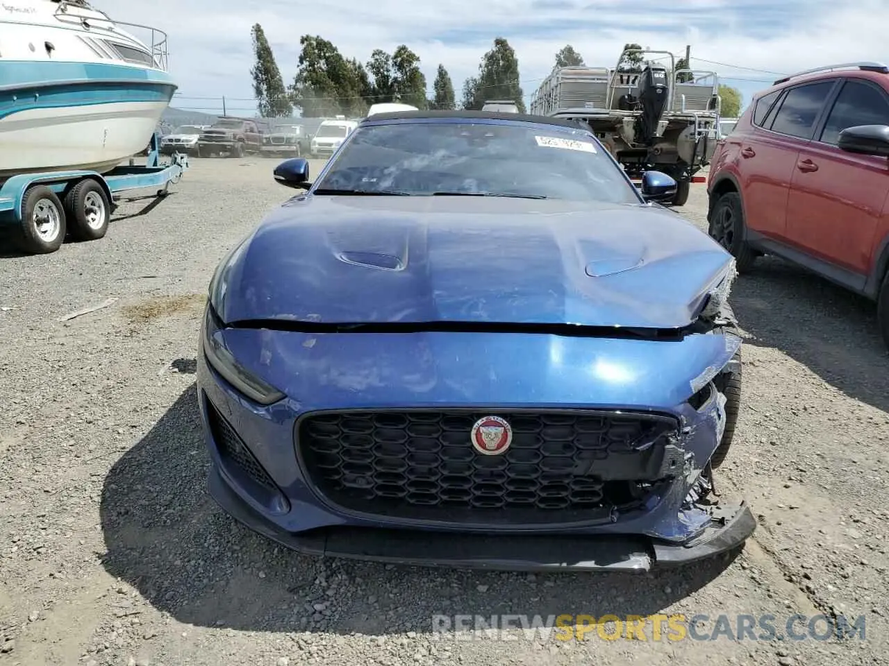 5 fotografías del automóvil dañado SAJDD5EE1PCK82697 JAGUAR F-TYPE 2023