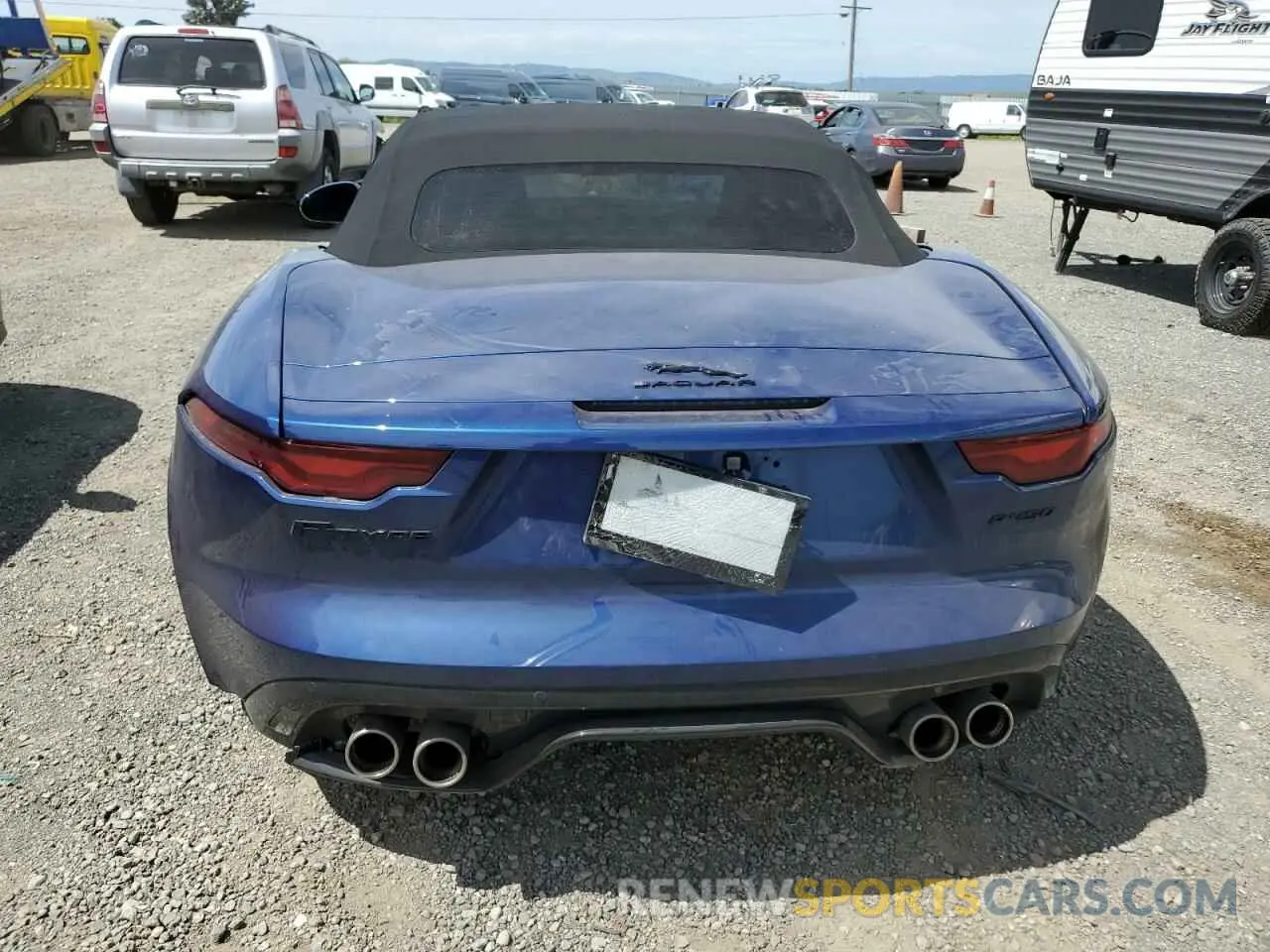 6 fotografías del automóvil dañado SAJDD5EE1PCK82697 JAGUAR F-TYPE 2023