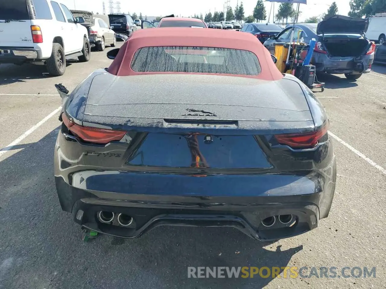 6 fotografías del automóvil dañado SAJDD5EE6PCK83084 JAGUAR F-TYPE 2023