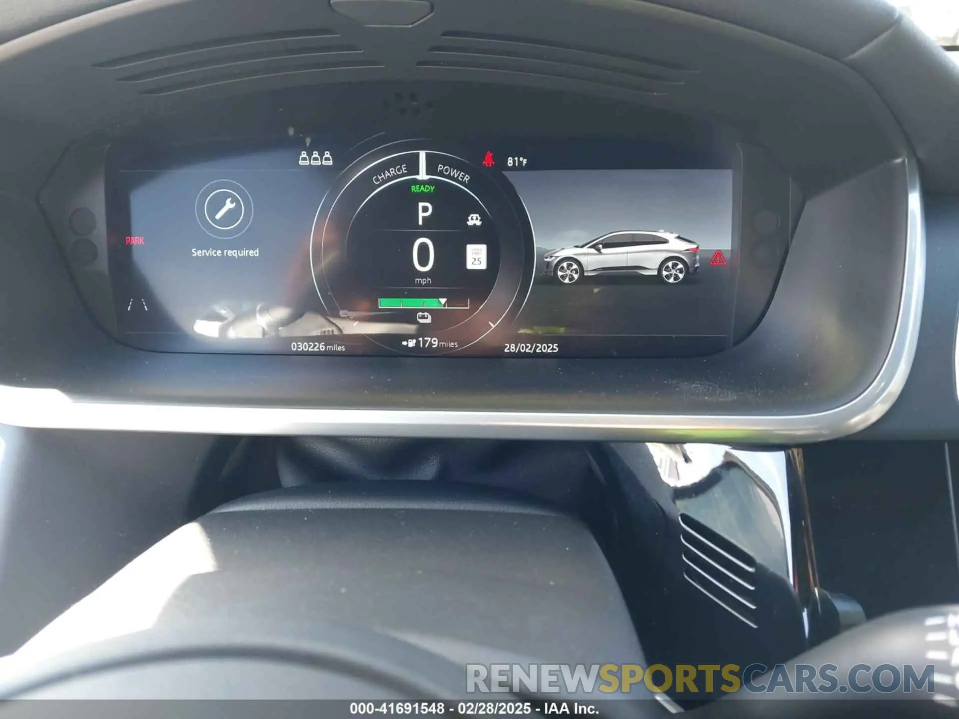 7 fotografías del automóvil dañado SADHB2S12K1F72772 JAGUAR I-PACE 2019