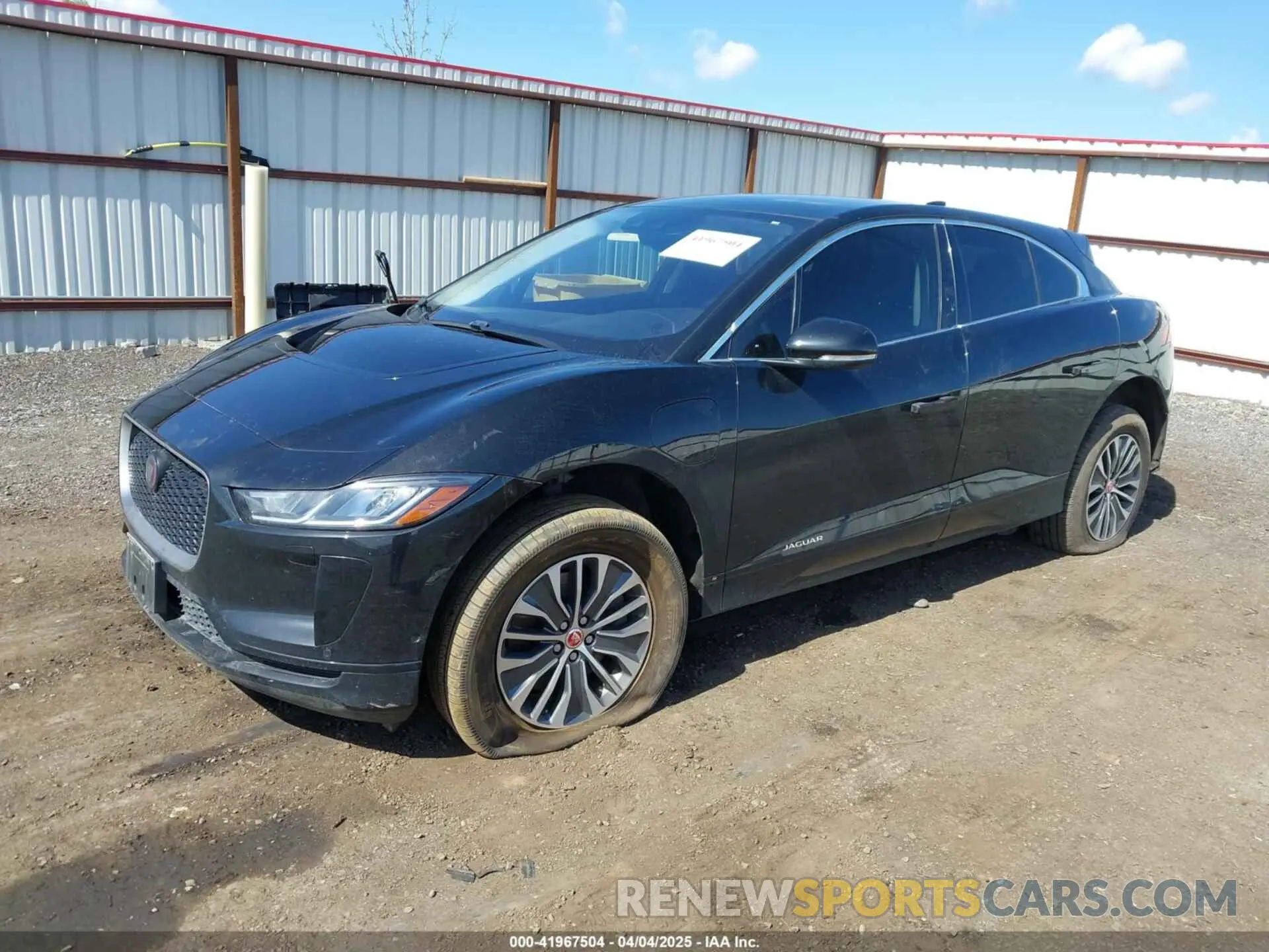 2 fotografías del automóvil dañado SADHB2S17K1F66451 JAGUAR I-PACE 2019