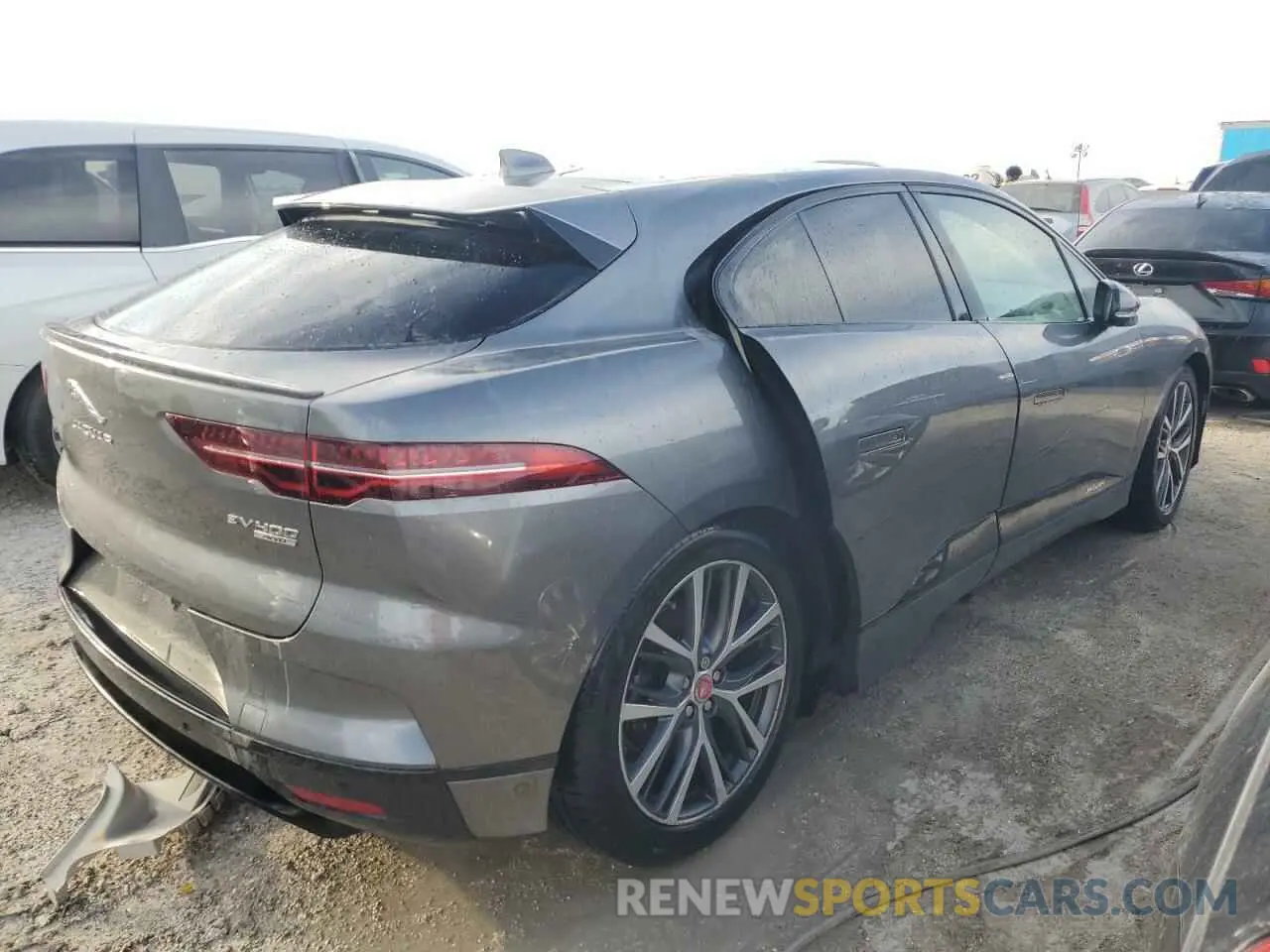 3 fotografías del automóvil dañado SADHD2S1XK1F62405 JAGUAR I-PACE 2019