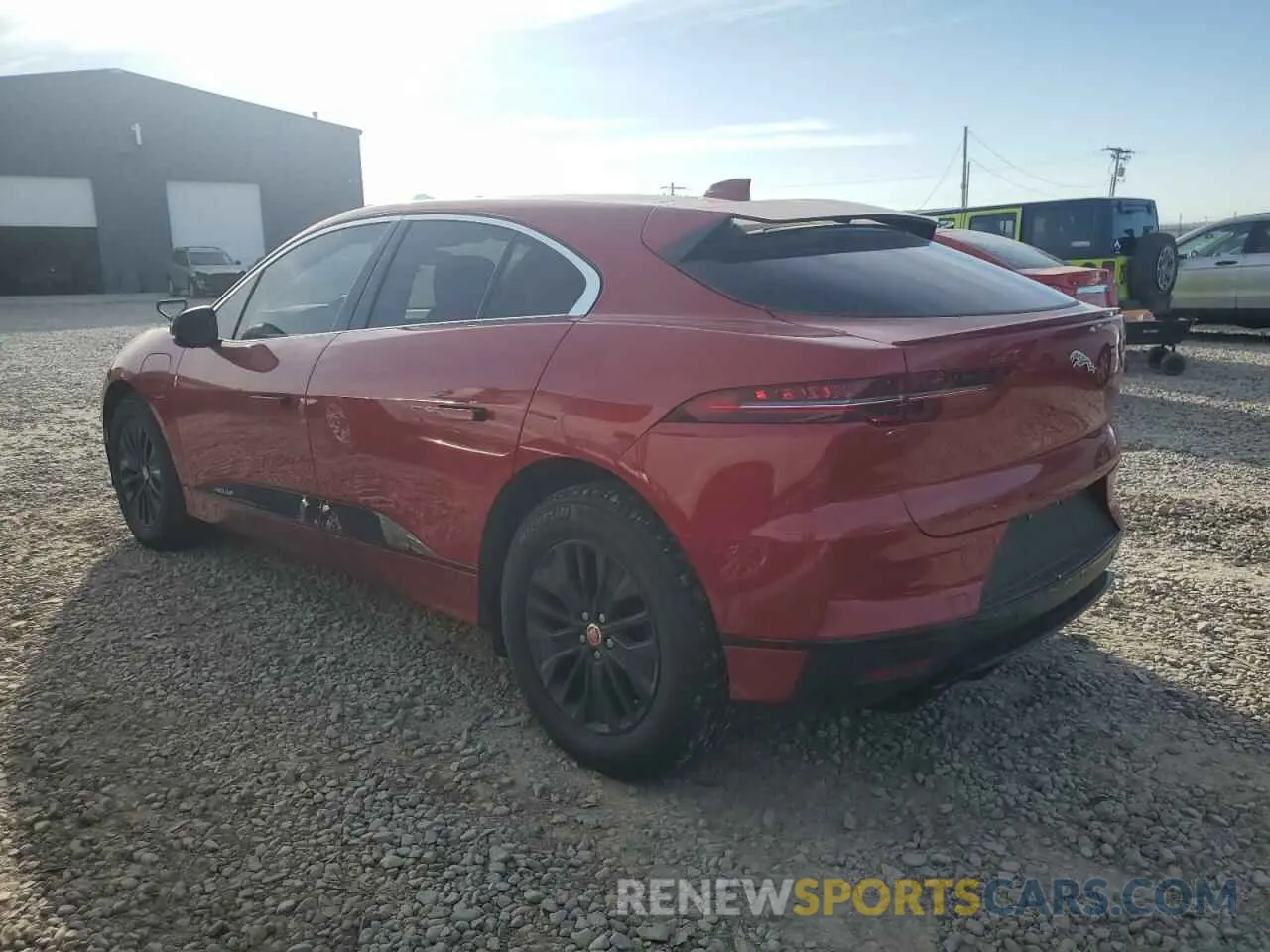 2 fotografías del automóvil dañado SADHB2S11L1F80427 JAGUAR I-PACE 2020