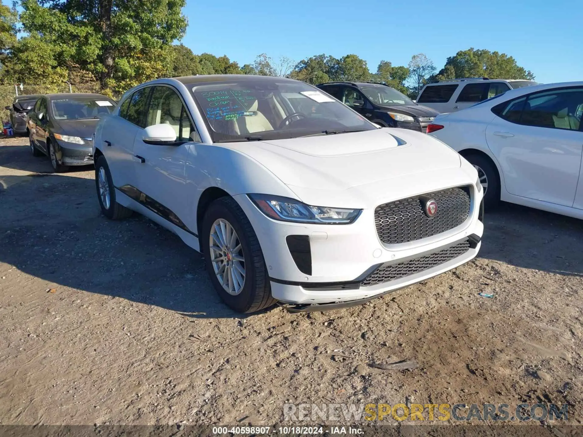 1 fotografías del automóvil dañado SADHB2S12L1F84583 JAGUAR I-PACE 2020