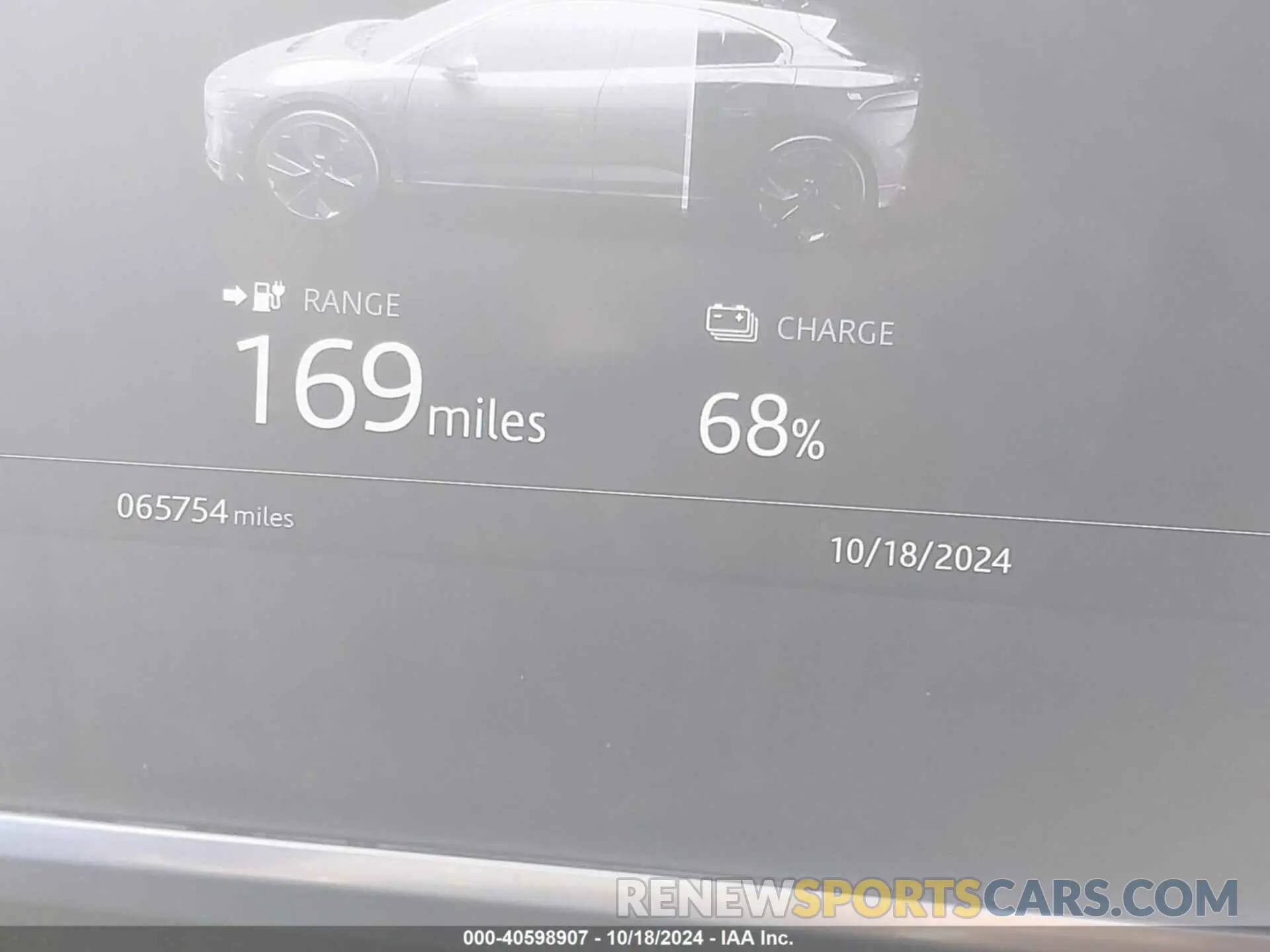 15 fotografías del automóvil dañado SADHB2S12L1F84583 JAGUAR I-PACE 2020