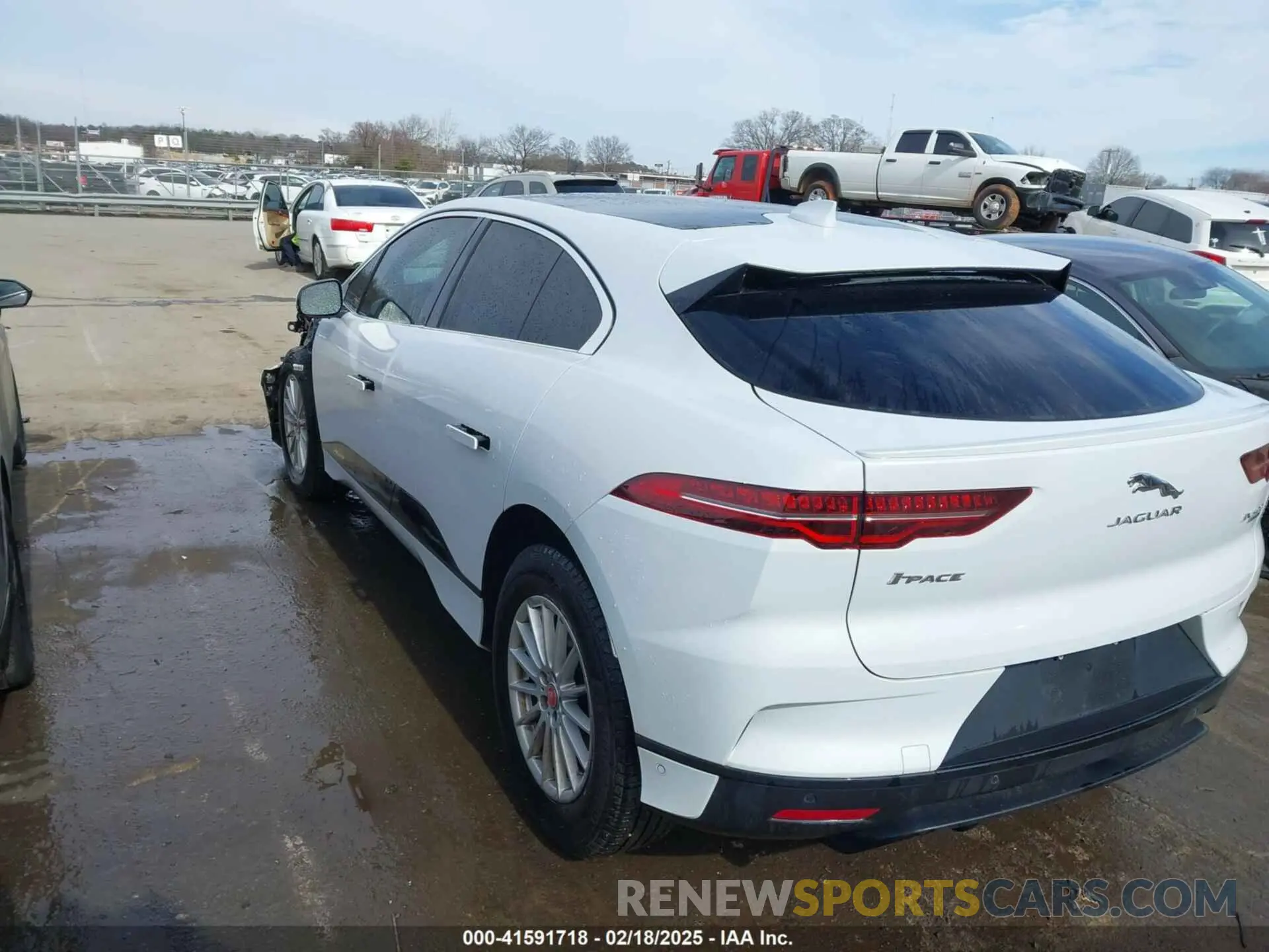 3 fotografías del automóvil dañado SADHB2S12L1F84745 JAGUAR I-PACE 2020