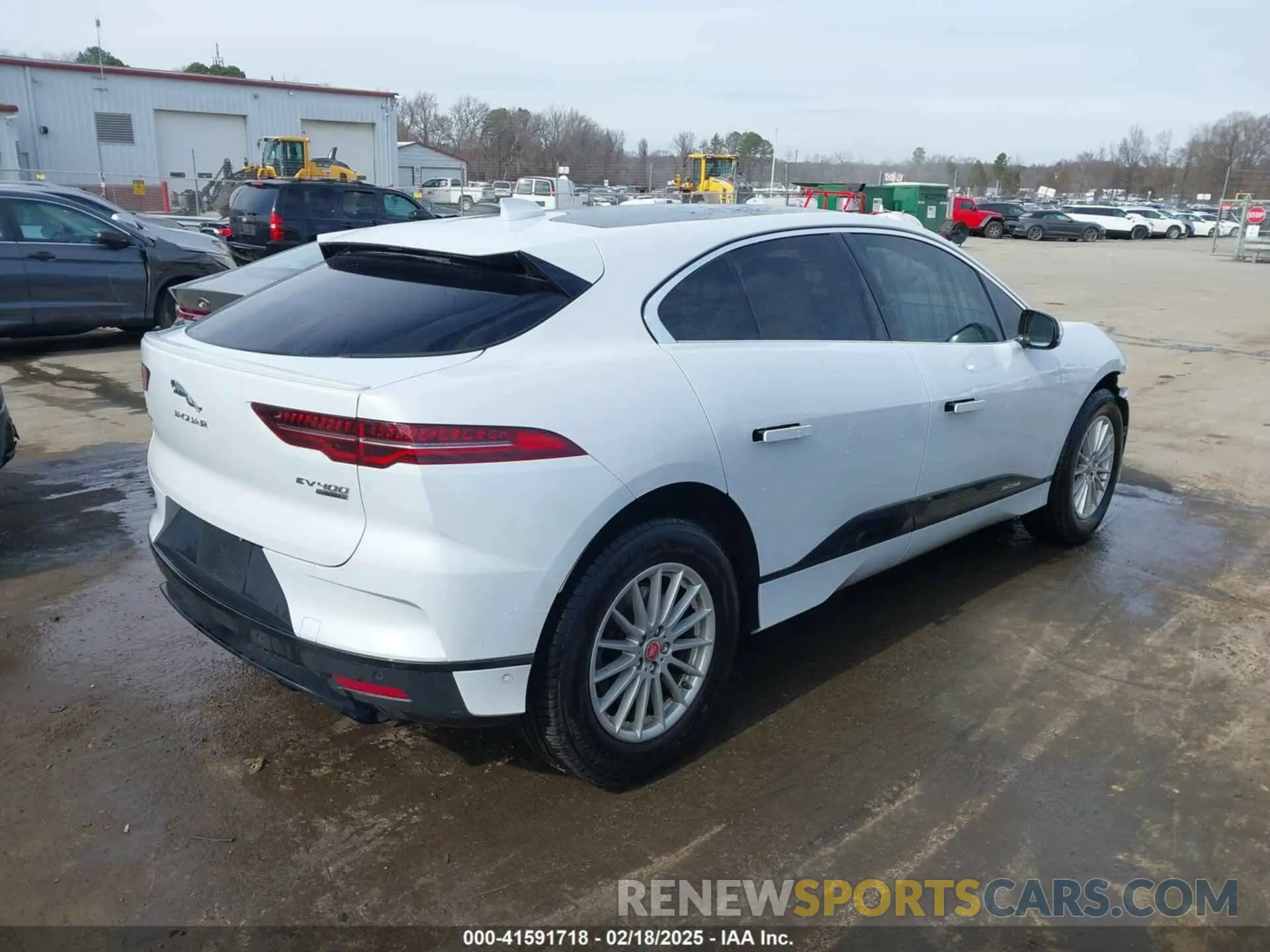 4 fotografías del automóvil dañado SADHB2S12L1F84745 JAGUAR I-PACE 2020