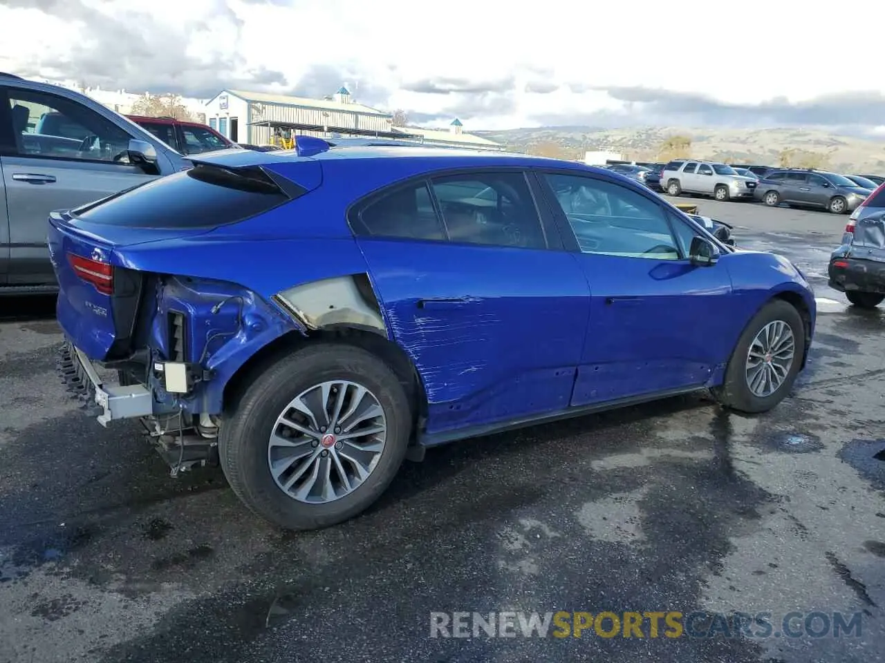 3 fotografías del automóvil dañado SADHB2S15L1F81242 JAGUAR I-PACE 2020