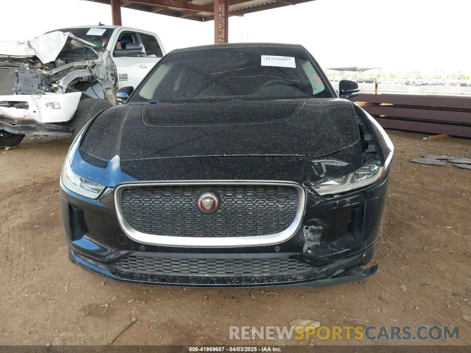 12 fotografías del automóvil dañado SADHC2S12L1F88534 JAGUAR I-PACE 2020