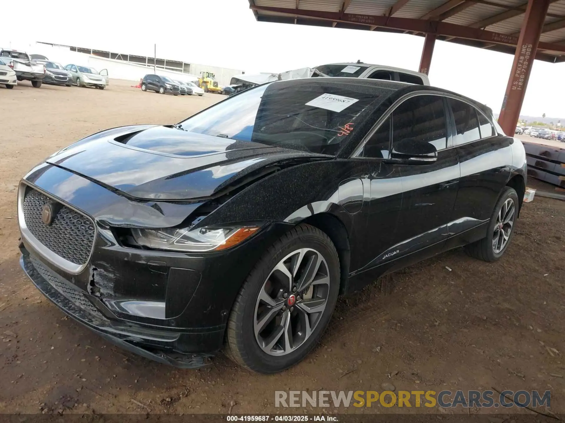 20 fotografías del automóvil dañado SADHC2S12L1F88534 JAGUAR I-PACE 2020