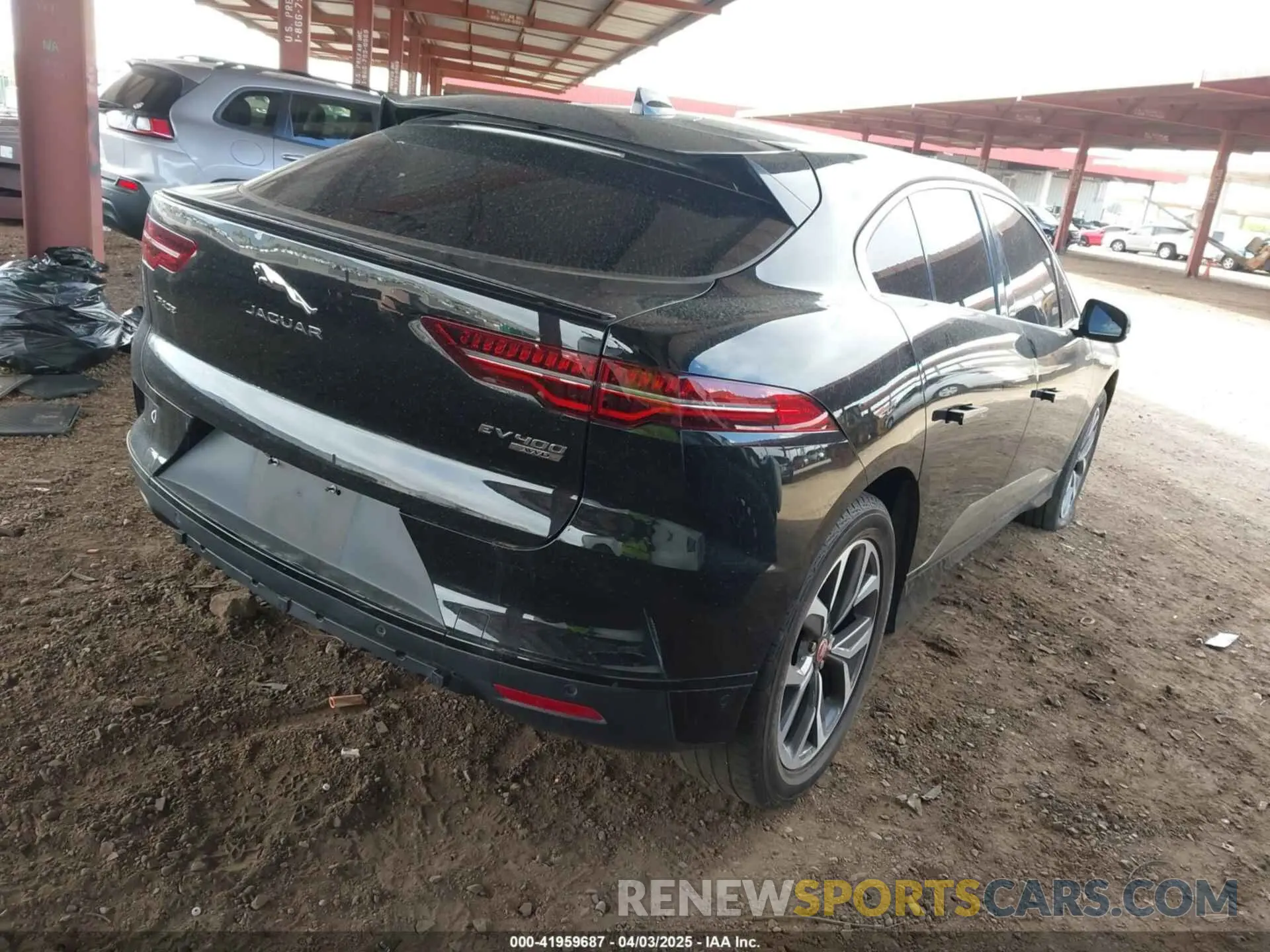 4 fotografías del automóvil dañado SADHC2S12L1F88534 JAGUAR I-PACE 2020