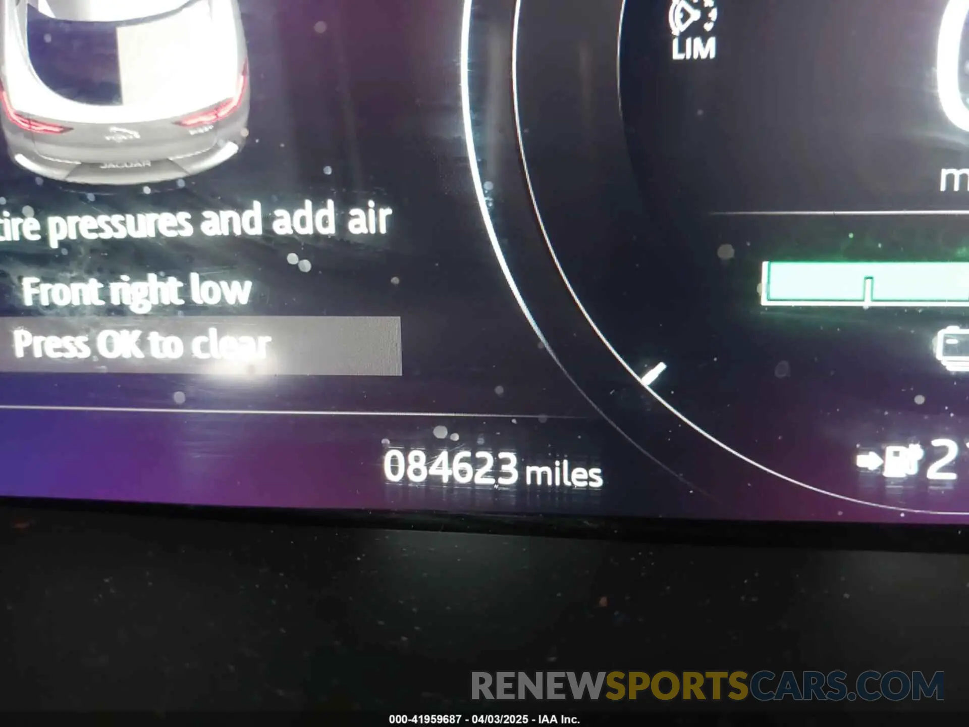 7 fotografías del automóvil dañado SADHC2S12L1F88534 JAGUAR I-PACE 2020