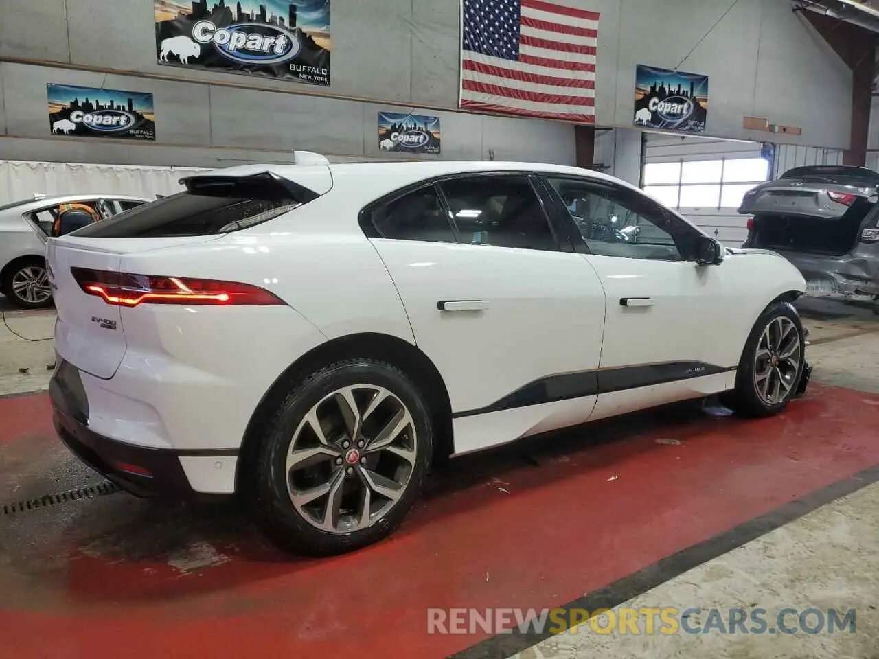 3 fotografías del automóvil dañado SADHC2S13L1F80362 JAGUAR I-PACE 2020
