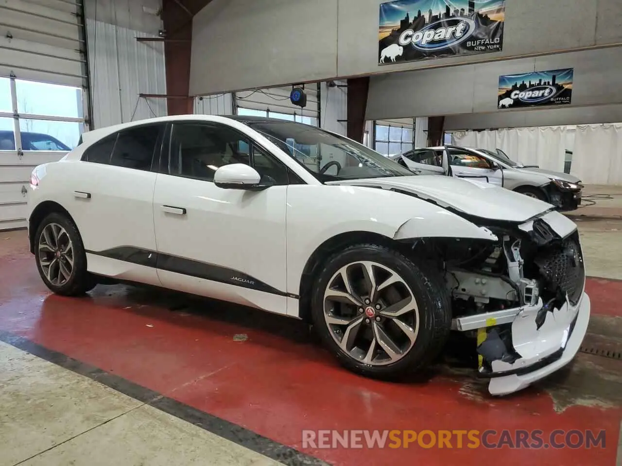4 fotografías del automóvil dañado SADHC2S13L1F80362 JAGUAR I-PACE 2020