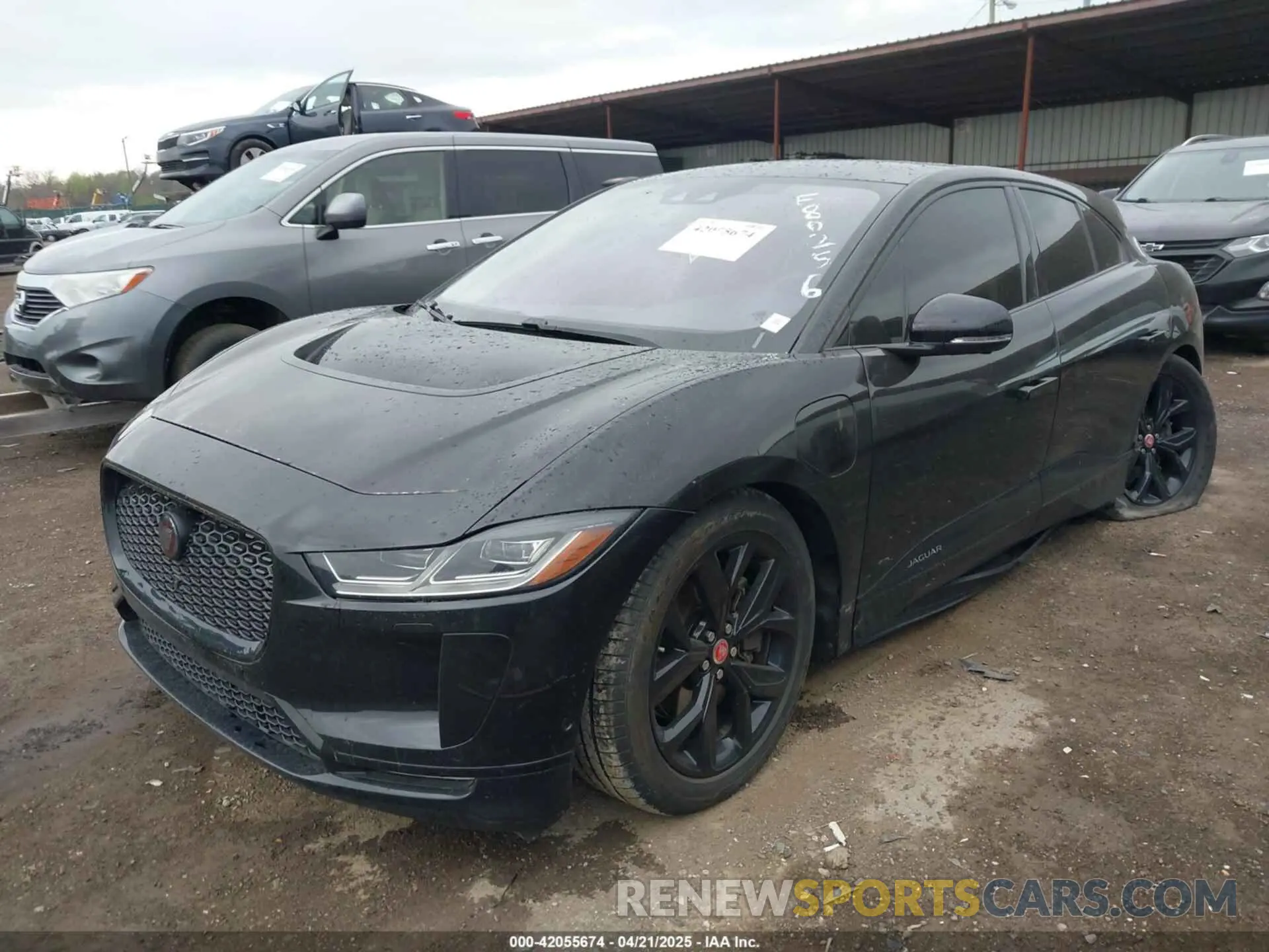 2 fotografías del automóvil dañado SADHC2S14L1F80256 JAGUAR I-PACE 2020