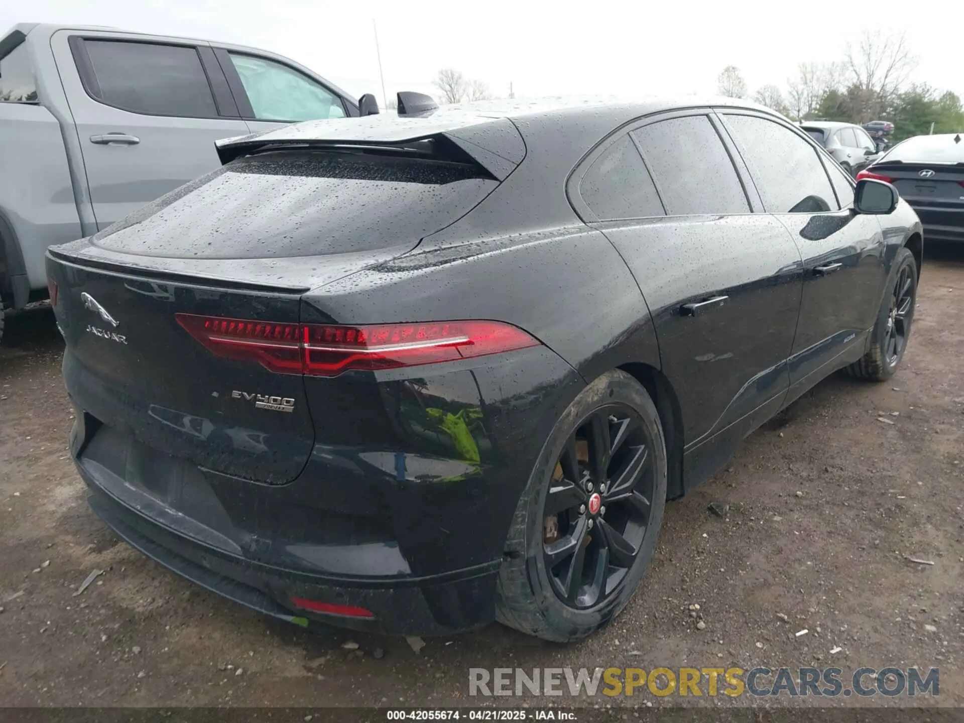 4 fotografías del automóvil dañado SADHC2S14L1F80256 JAGUAR I-PACE 2020