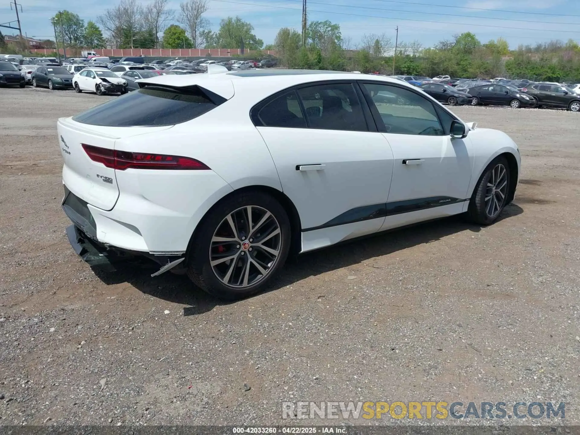 4 fotografías del automóvil dañado SADHC2S1XL1F80407 JAGUAR I-PACE 2020