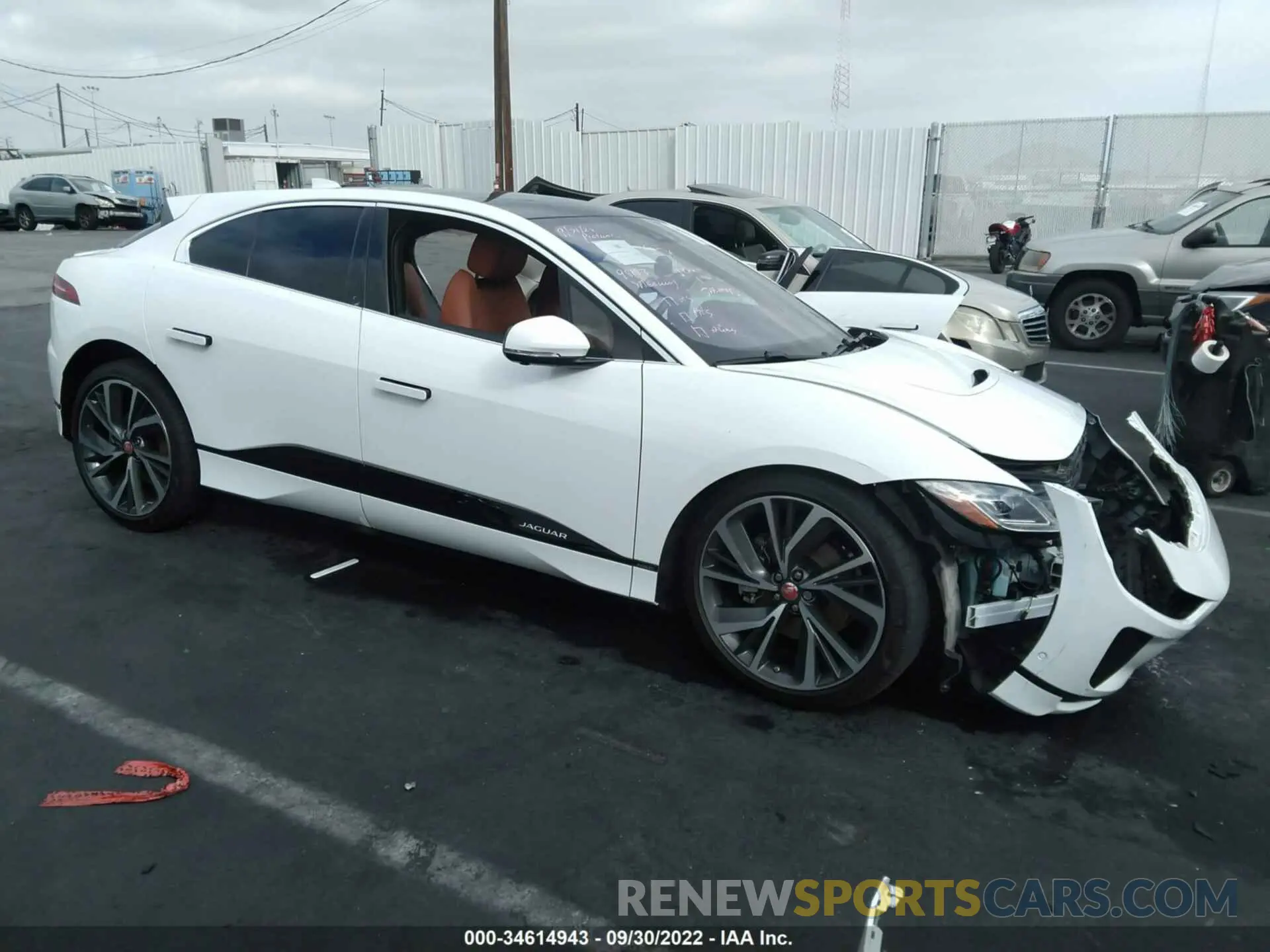 1 fotografías del automóvil dañado SADHD2S10L1F79165 JAGUAR I-PACE 2020