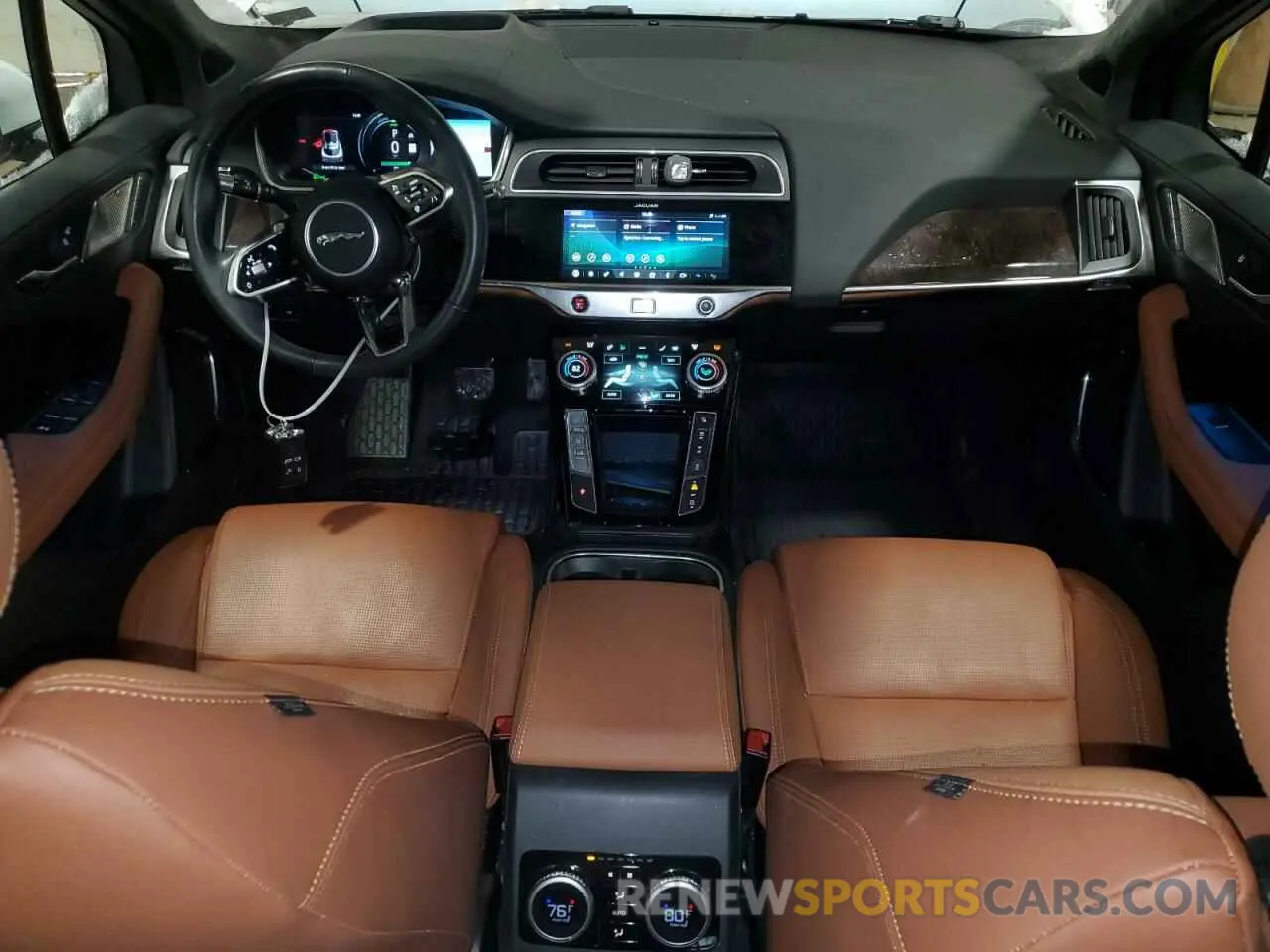 8 fotografías del automóvil dañado SADHD2S10L1F81370 JAGUAR I-PACE 2020