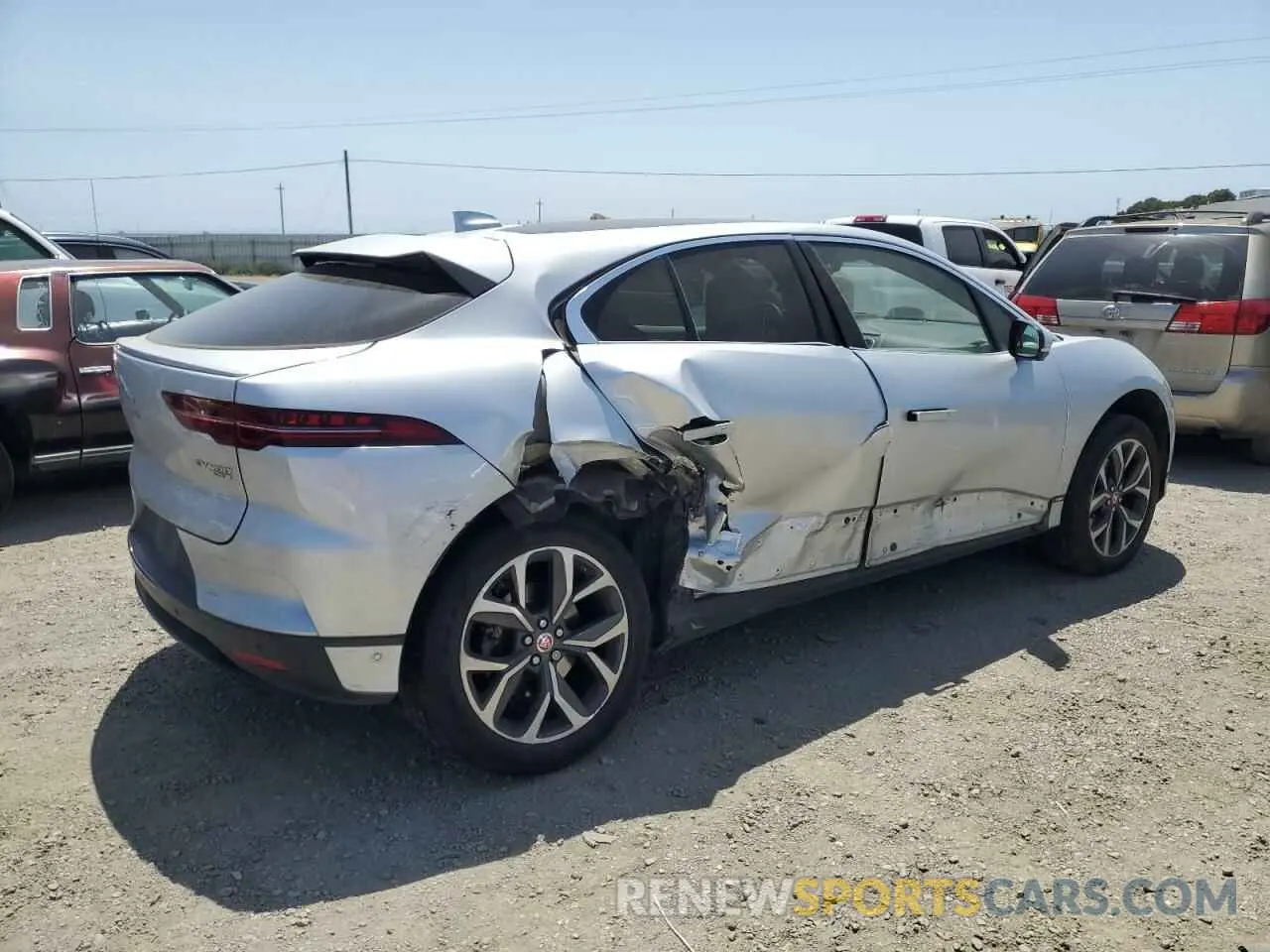 3 fotografías del automóvil dañado SADHD2S13L1F79984 JAGUAR I-PACE 2020