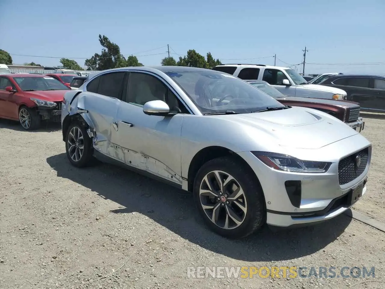 4 fotografías del automóvil dañado SADHD2S13L1F79984 JAGUAR I-PACE 2020
