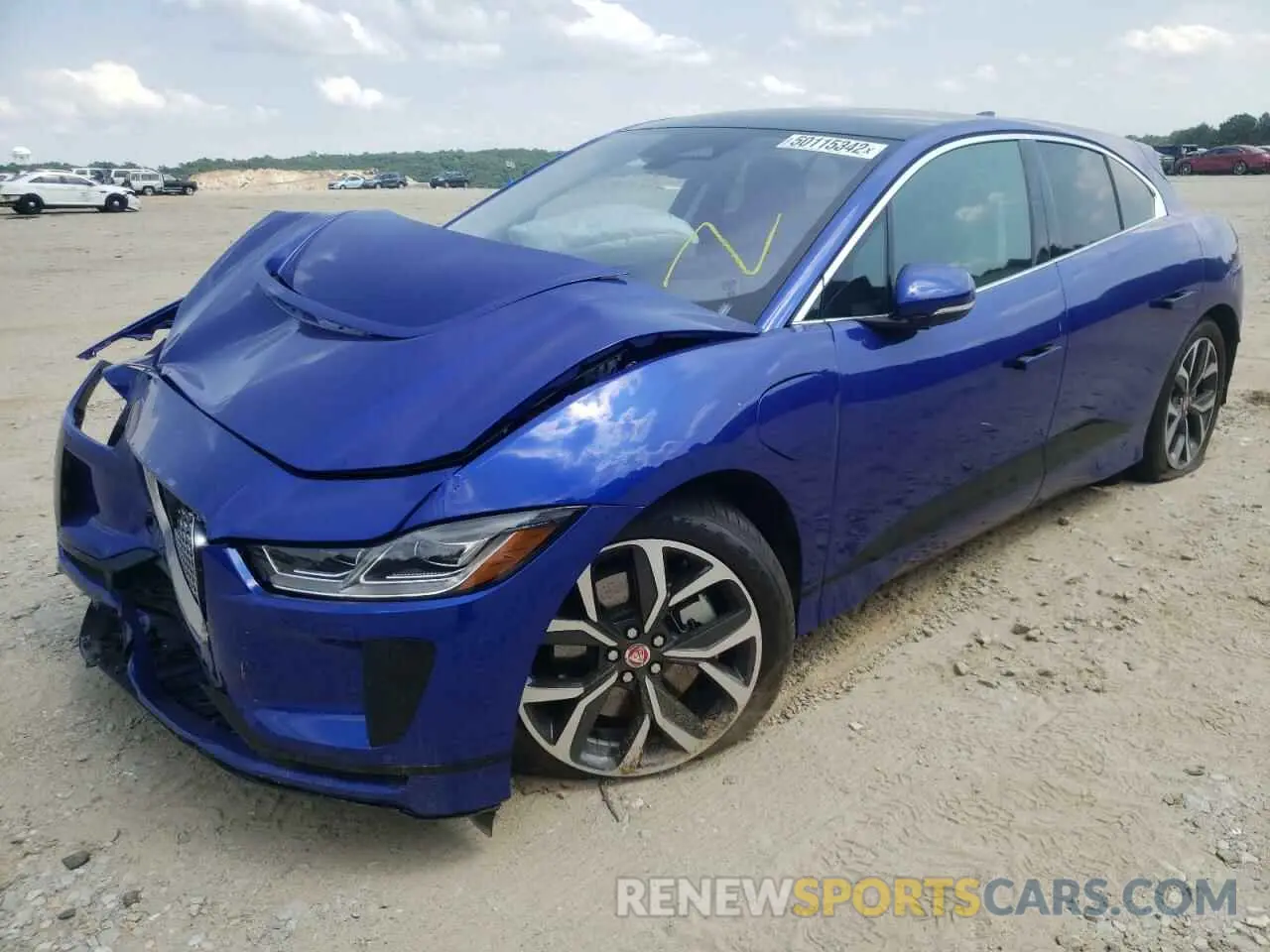 2 fotografías del automóvil dañado SADHD2S14N1623085 JAGUAR I-PACE 2022