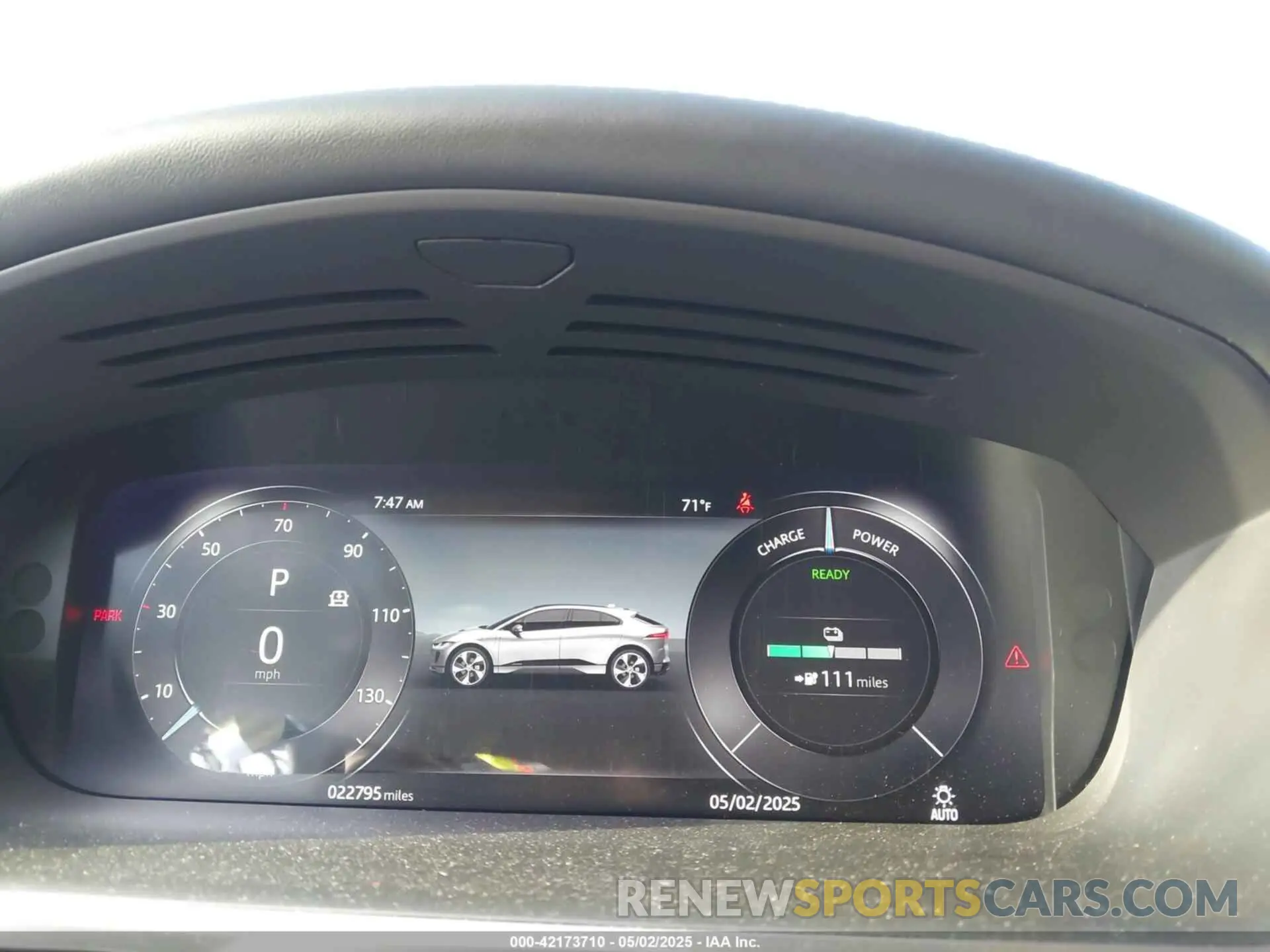 7 fotografías del automóvil dañado SADHD2S15N1622382 JAGUAR I-PACE 2022