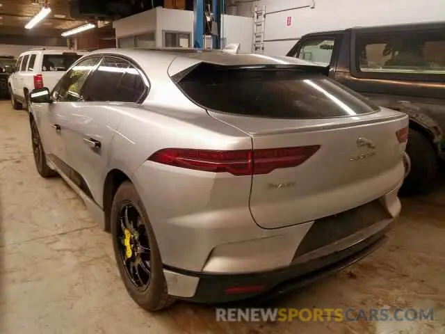 3 fotografías del automóvil dañado SADHD2S10K1F68259 JAGUAR I-PACE FIR 2019