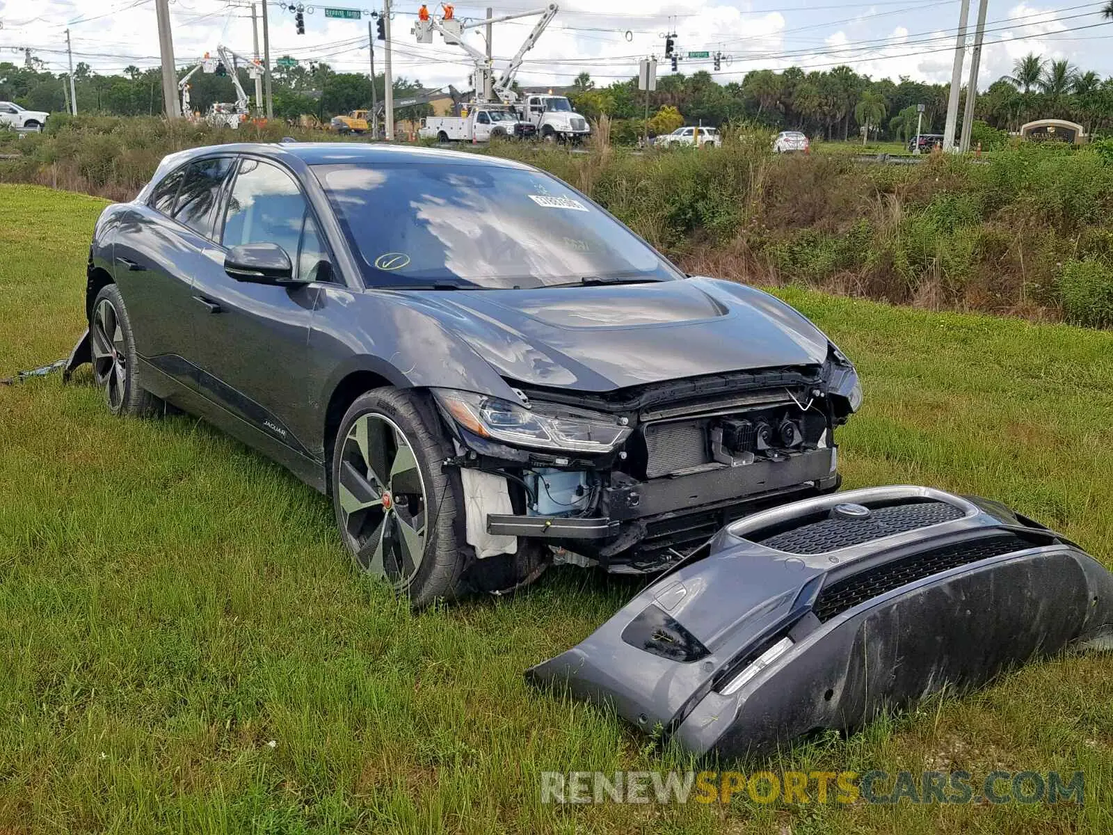 1 fotografías del automóvil dañado SADHD2S1XK1F61884 JAGUAR I-PACE FIR 2019